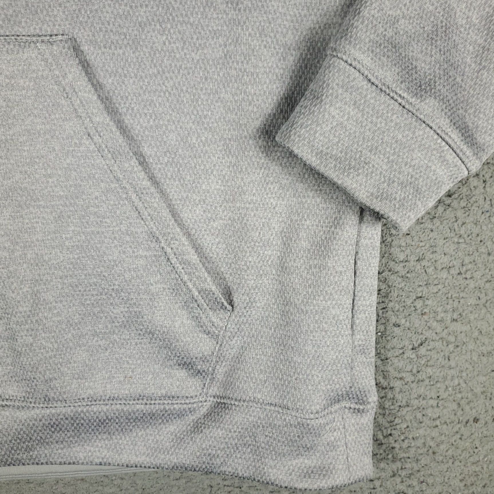 Adidas Adidas Hoodie Mens Size XL Gray Pullover Sweatshirt Knit Mock Neck Logo Pockets All Seasons Sports Size US XL / EU 56 / 4 - 5 Thumbnail