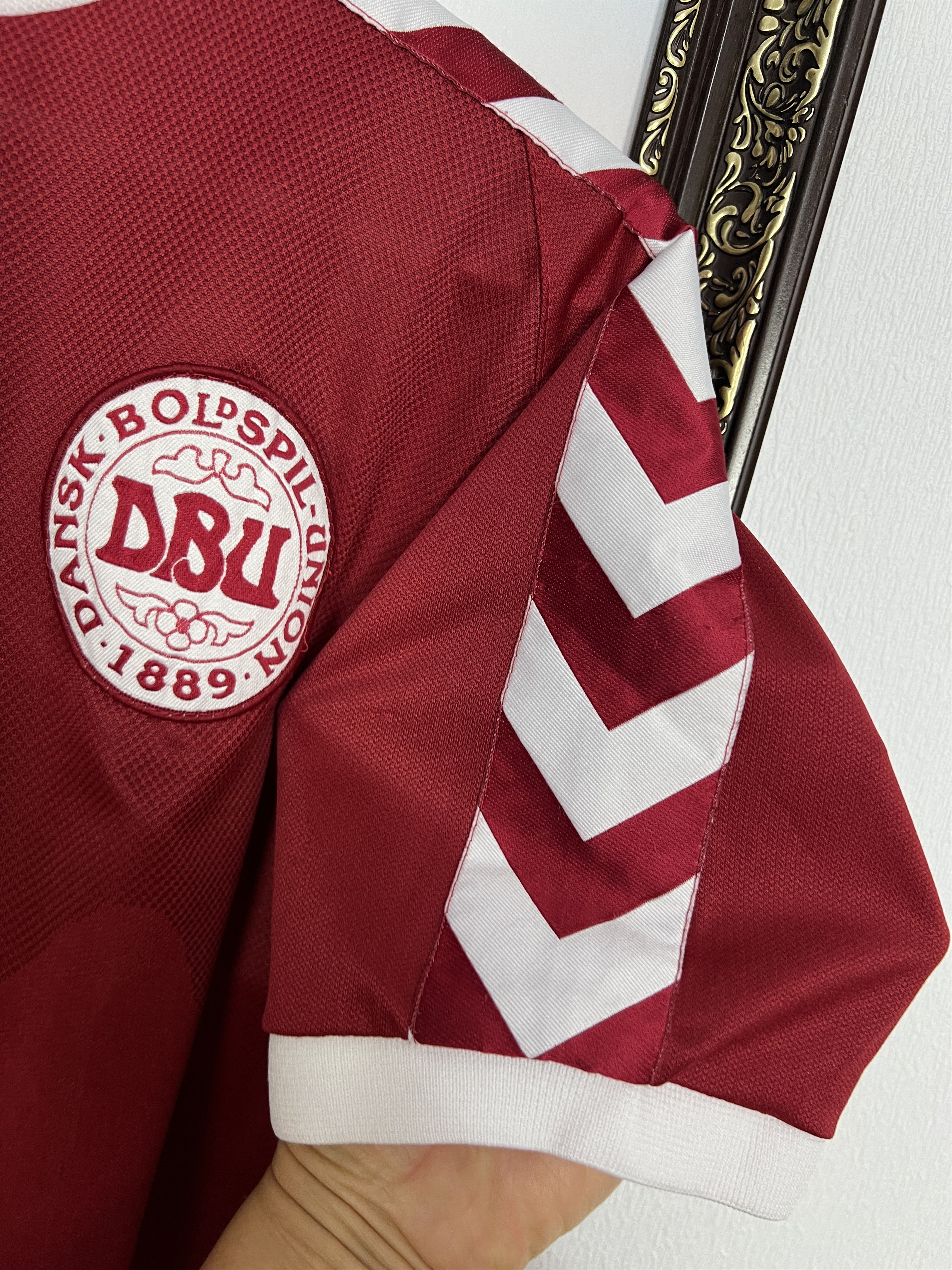 Hummel Denmark football shirt 2002 Soccer National Jersey Trikot Size US XL / EU 56 / 4 - 5 Thumbnail