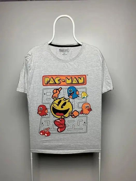 Band Tees PAC man T-shirt the game size XXL grey vintage Nintendo Size US XXL / EU 58 / 5 - 1 Thumbnail