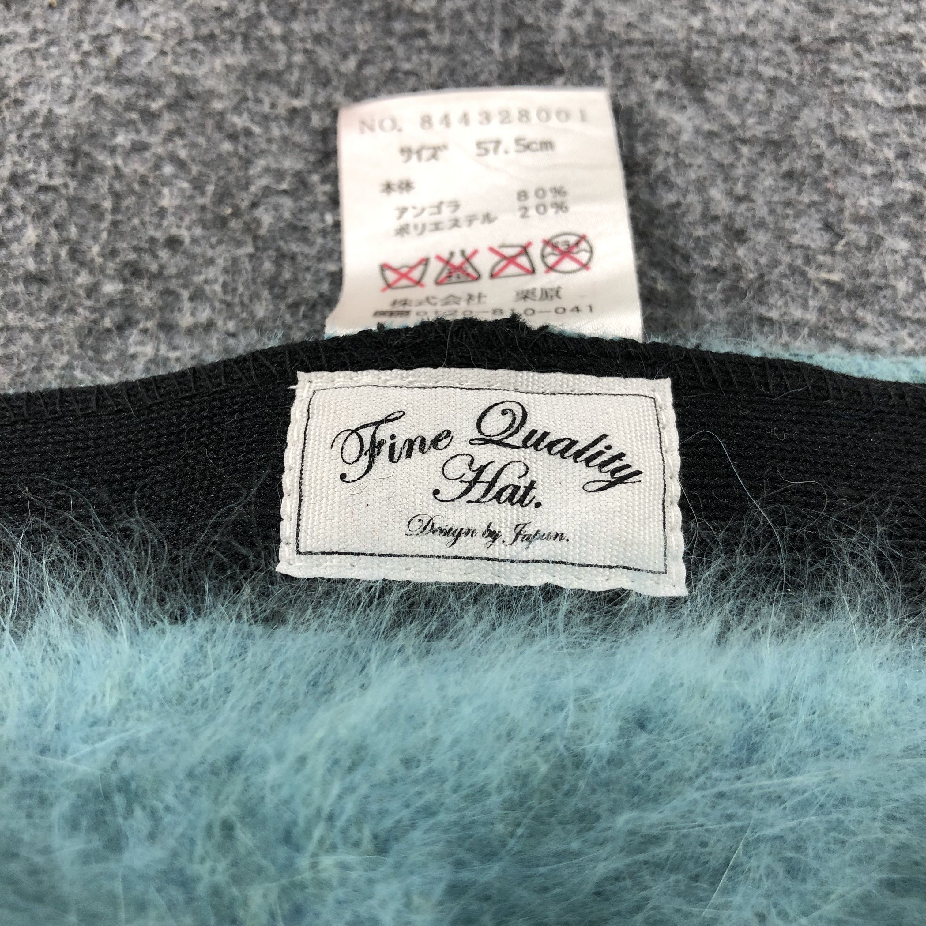 Japanese Brand Unknown Angora Barret Hat Beanie Snowcap Snow Hat B31 Size ONE SIZE - 2 Thumbnail