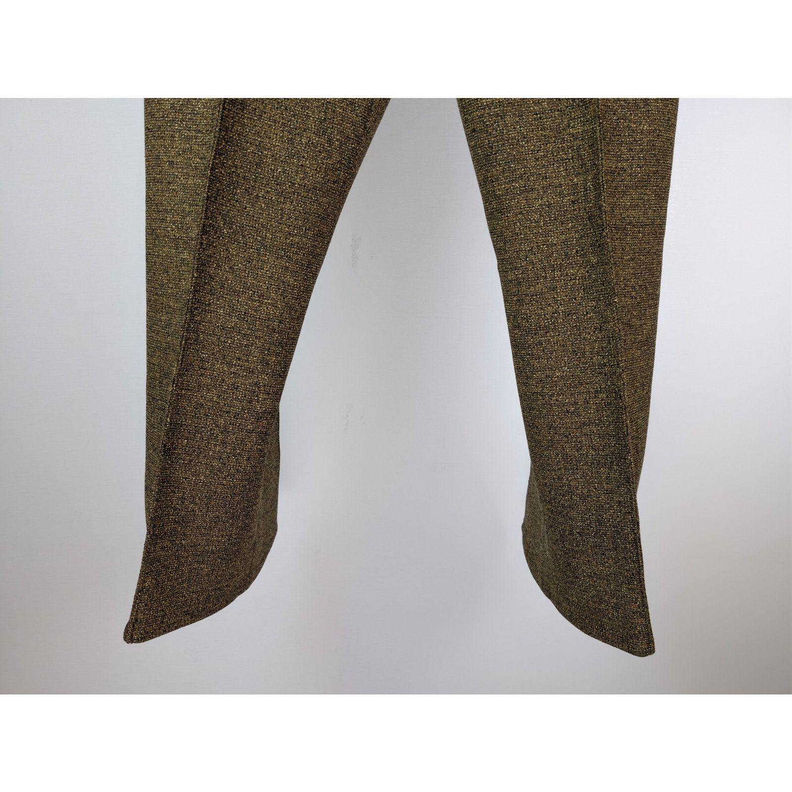Bottega Veneta o1rshd1 Double Compact Cotton Frise Trousers Pants in Flax Size US 34 / EU 50 - 4 Thumbnail