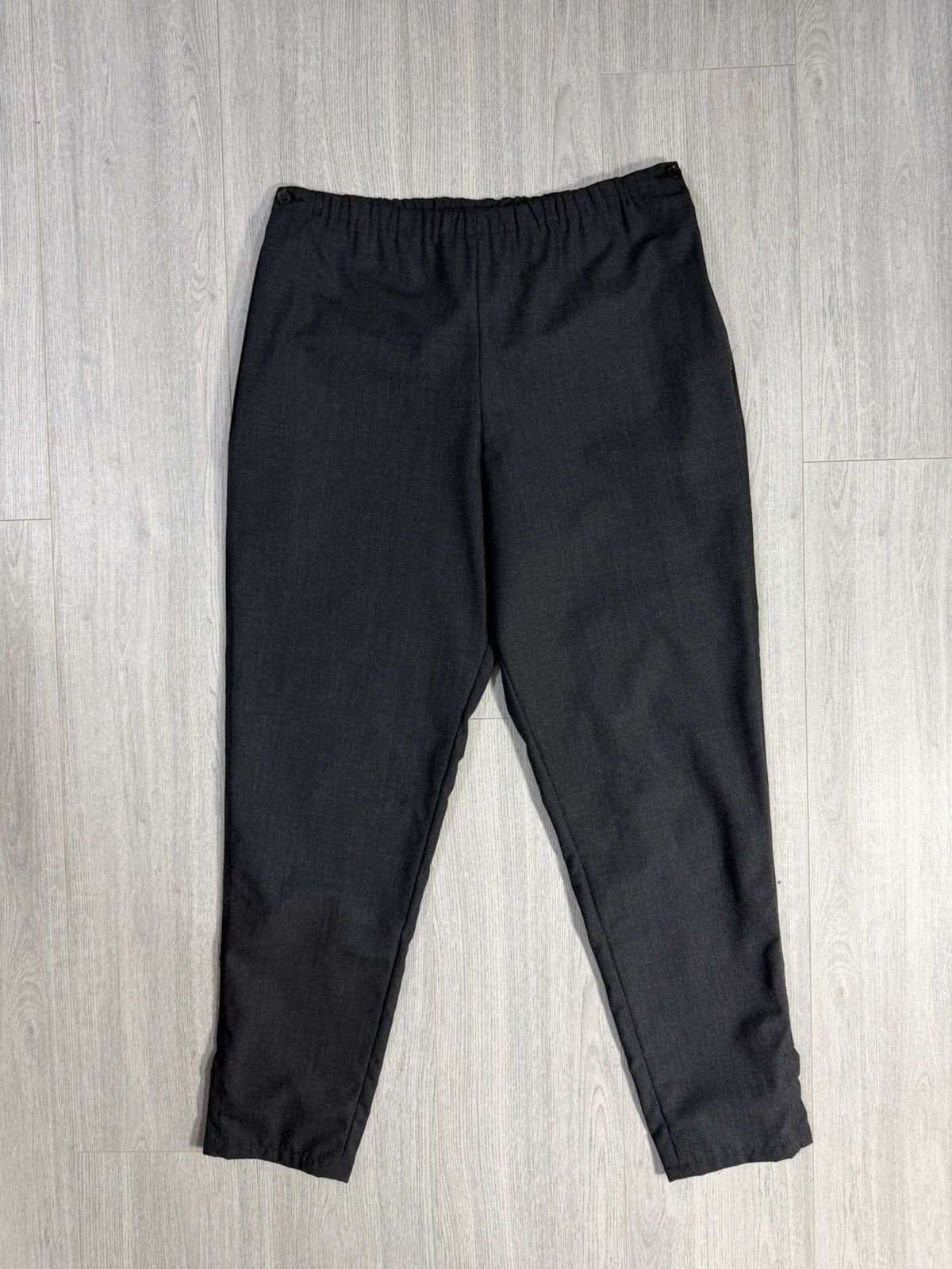 Yohji Yamamoto Yohji Yamamoto Black Wool Pants Made in France Size S Size US 33 - 5 Thumbnail