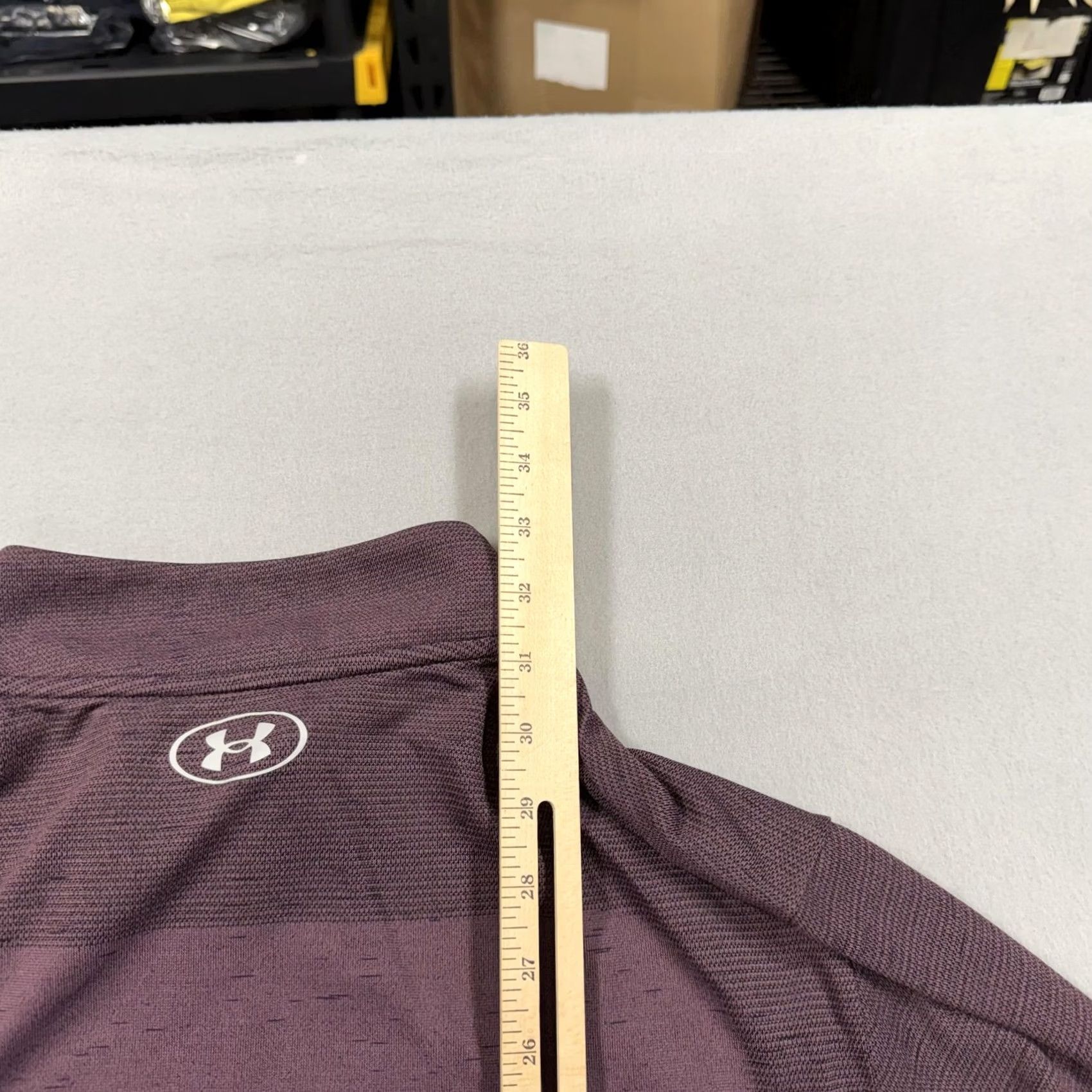Under Armour Under Armour Pullover Mens 3XL Purple 1/4 Zip Long Sleeve Training Athletic Top Size US XXL / EU 58 / 5 - 6 Thumbnail