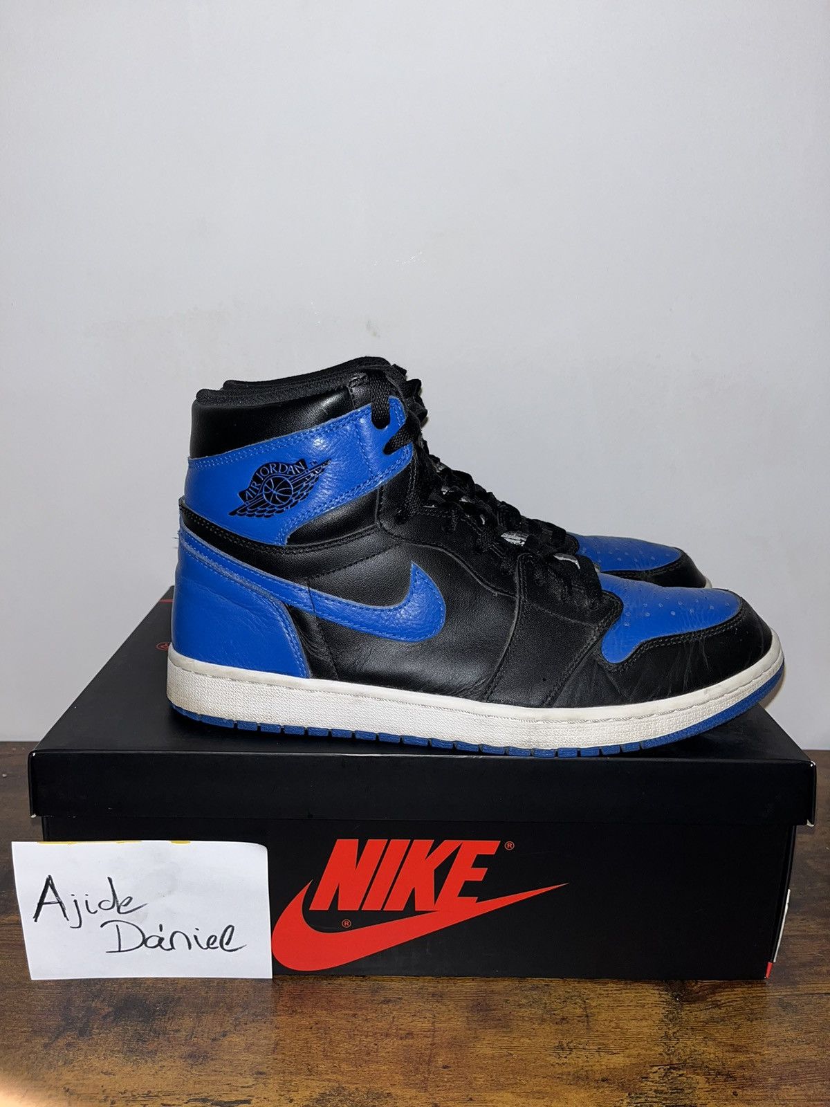 Jordan Brand × Nike Jordan 1 Retro High OG Royal Size US 11.5 / EU 44-45 - 3 Thumbnail