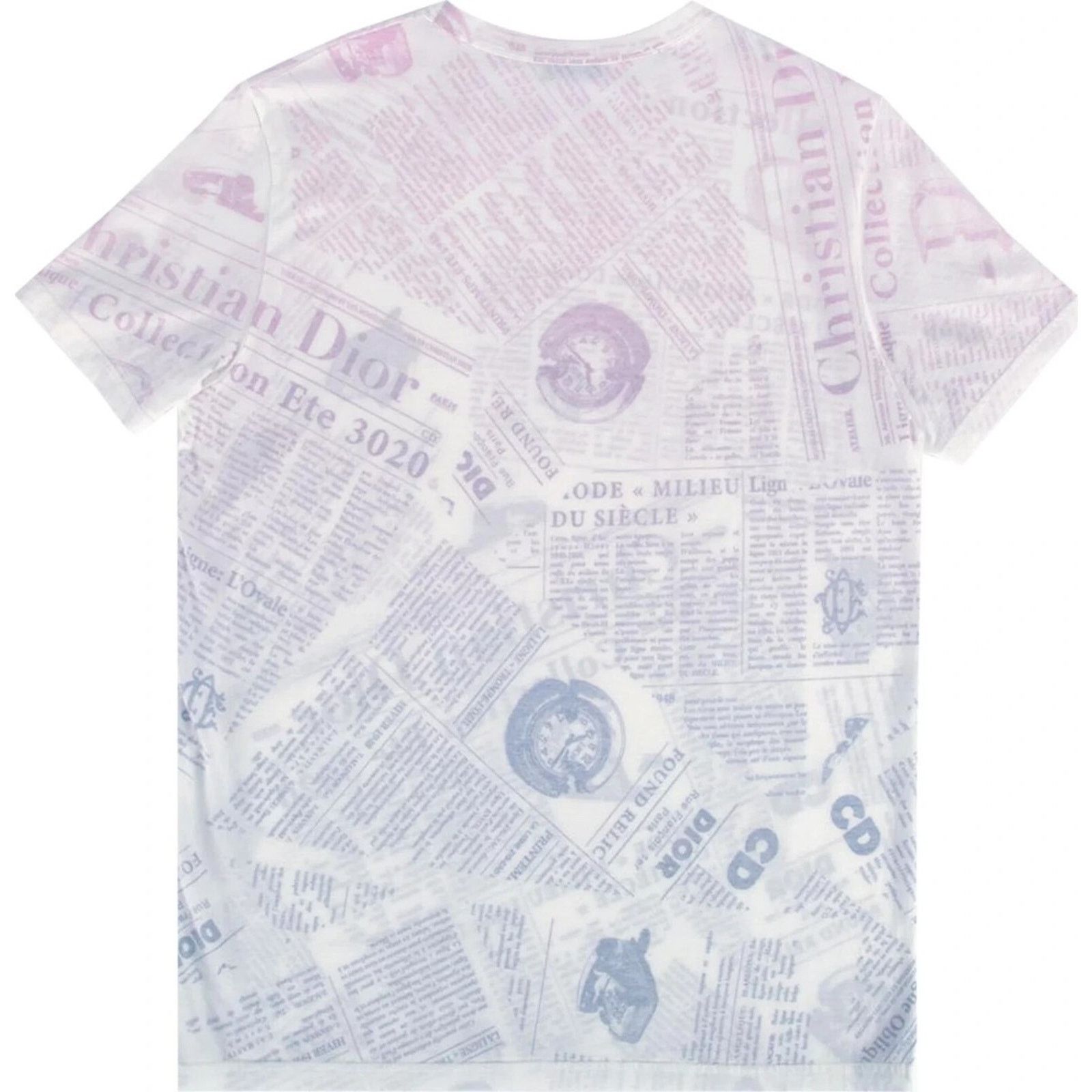 Dior x Daniel Arsham Logo Short Sleeve Shirt T-Shirt Medium