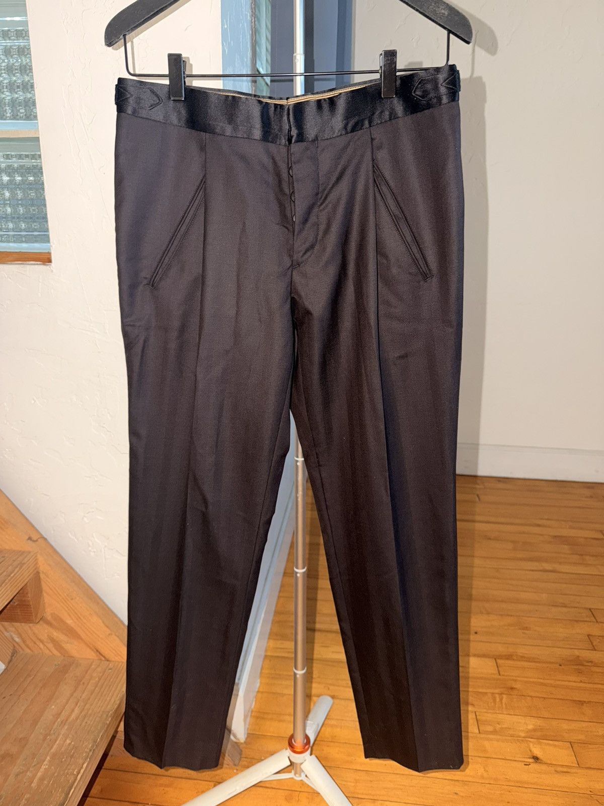Louis Vuitton Louis Vuitton Single Breasted Chocolate Tuxedo Size 48R - 3 Thumbnail