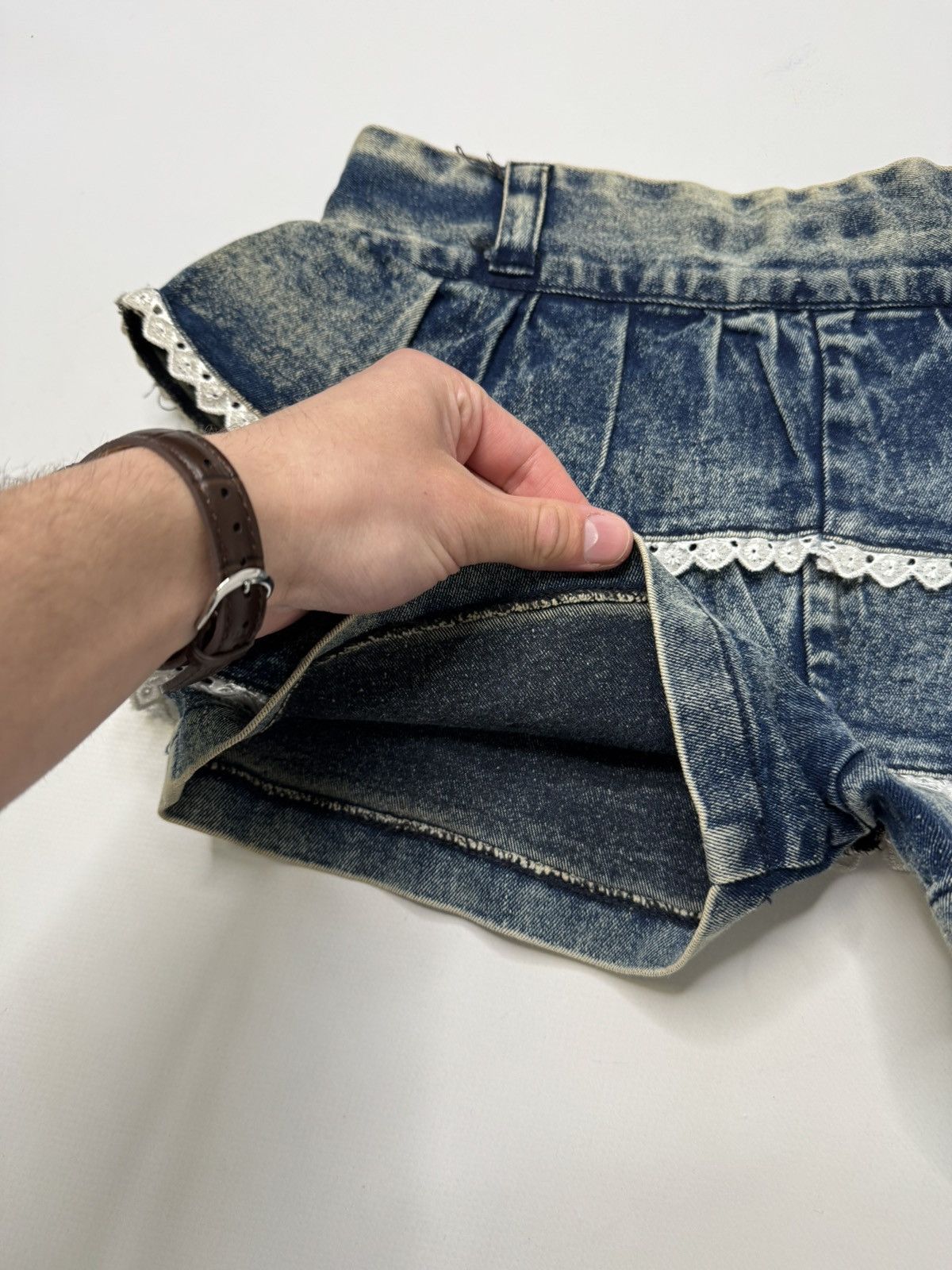 If Six Was Nine Vintage avant garde shorts if6was9 vibe swag drip coquette Size 26" / US 2 / IT 38 - 5 Thumbnail