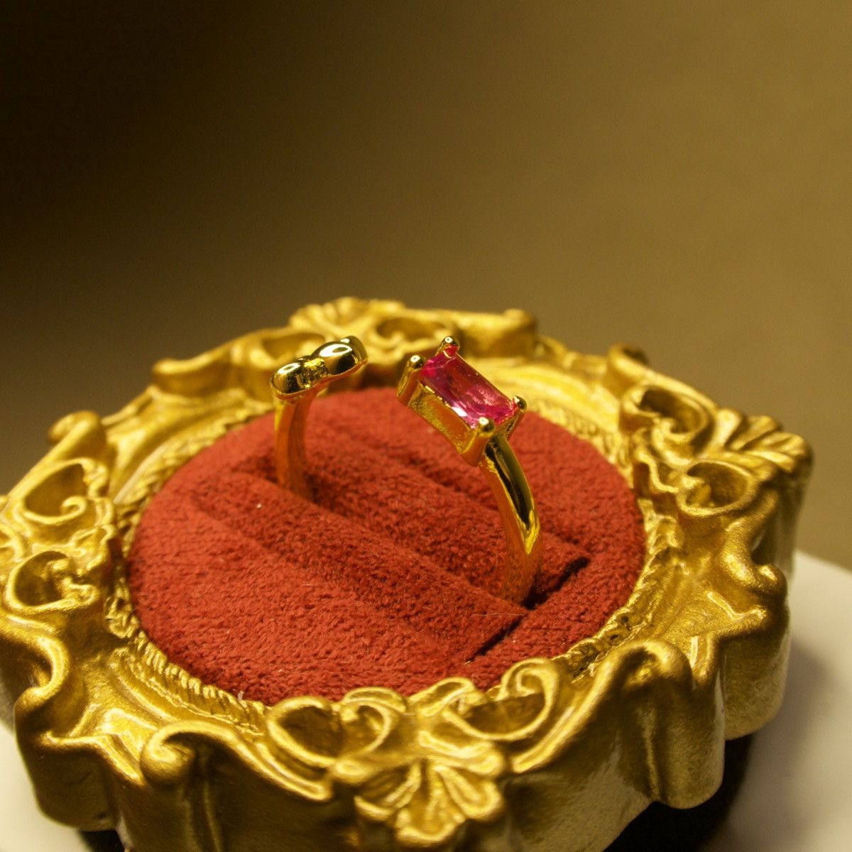 Other Golden Bloom Open Ring Size ONE SIZE - 2 Thumbnail
