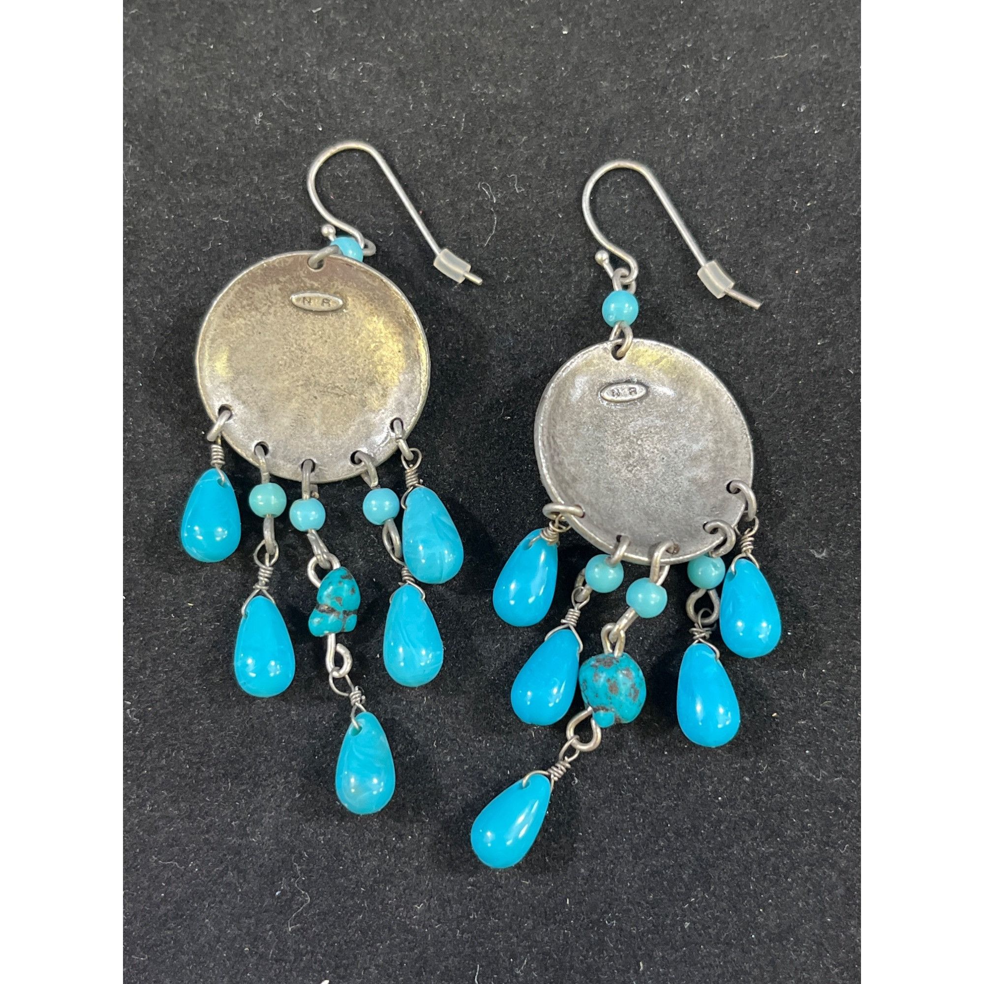 Other Avon Womens Blue Tigers Eye Accented Chandelier Earrings SKU Size ONE SIZE - 3 Thumbnail