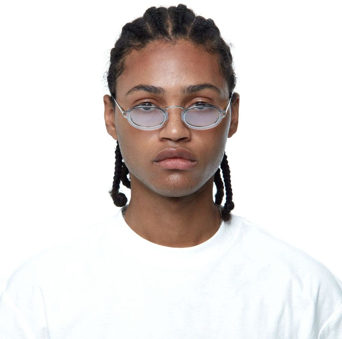 Vintage Frames Company Vintage Frames Company Drill Mount 24KT White Gold Glasses Size ONE SIZE - 4 Thumbnail