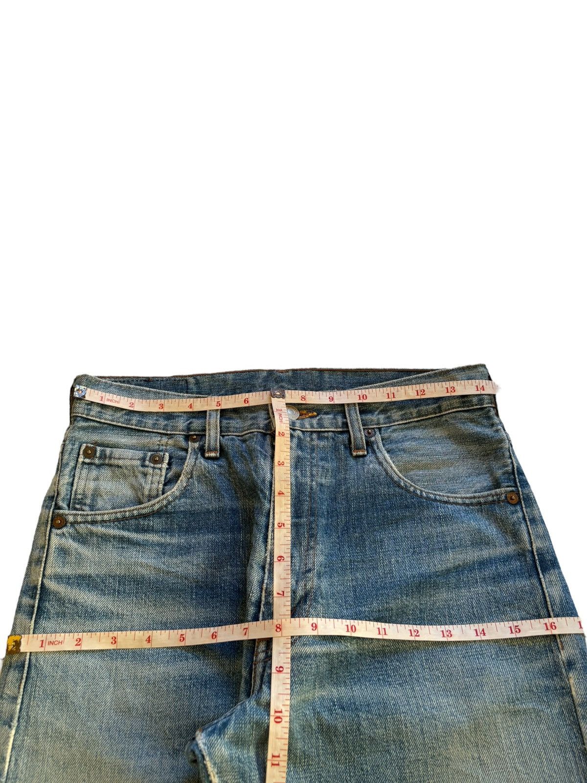 Levi's Vintage 90s Levis 502XX Big E Selvedge Patch Mud Wash Jeans Size US 29 - 13 Thumbnail