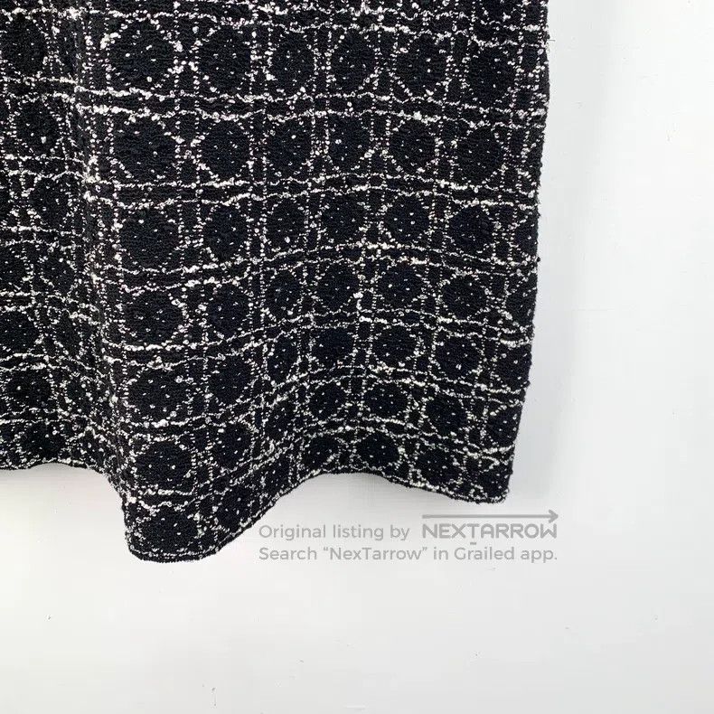 Dior Dior 24 black geometric pattern round-neck short-sleeved d Size XS / US 0-2 / IT 36-38 - 4 Thumbnail
