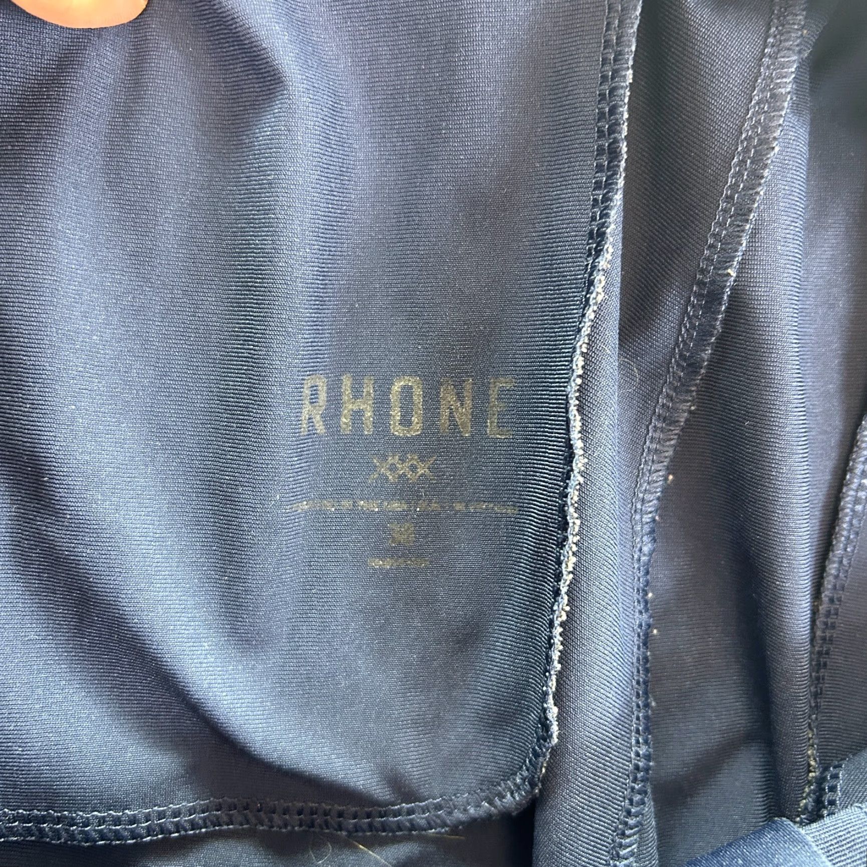 Rhone Rhone Pants Men's Medium Navy Pockets Commuter Tapered Leg Ankle Zip Chino Size US 31 - 4 Thumbnail