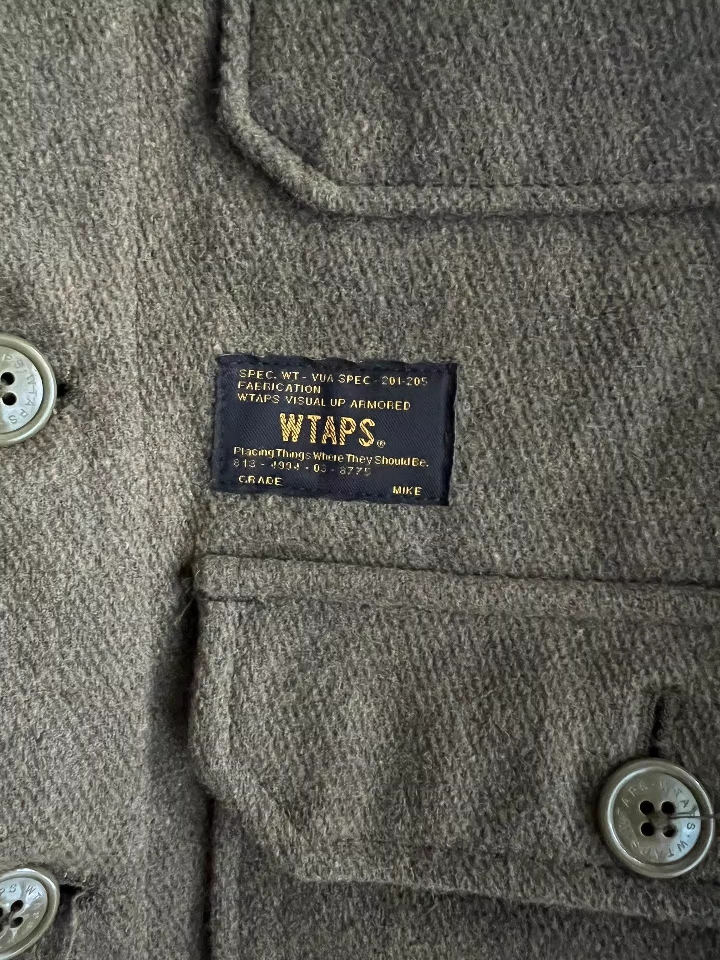 Wtaps WTAPS Wool Four-Pocket Jacket Size US M / EU 48-50 / 2 - 6 Thumbnail