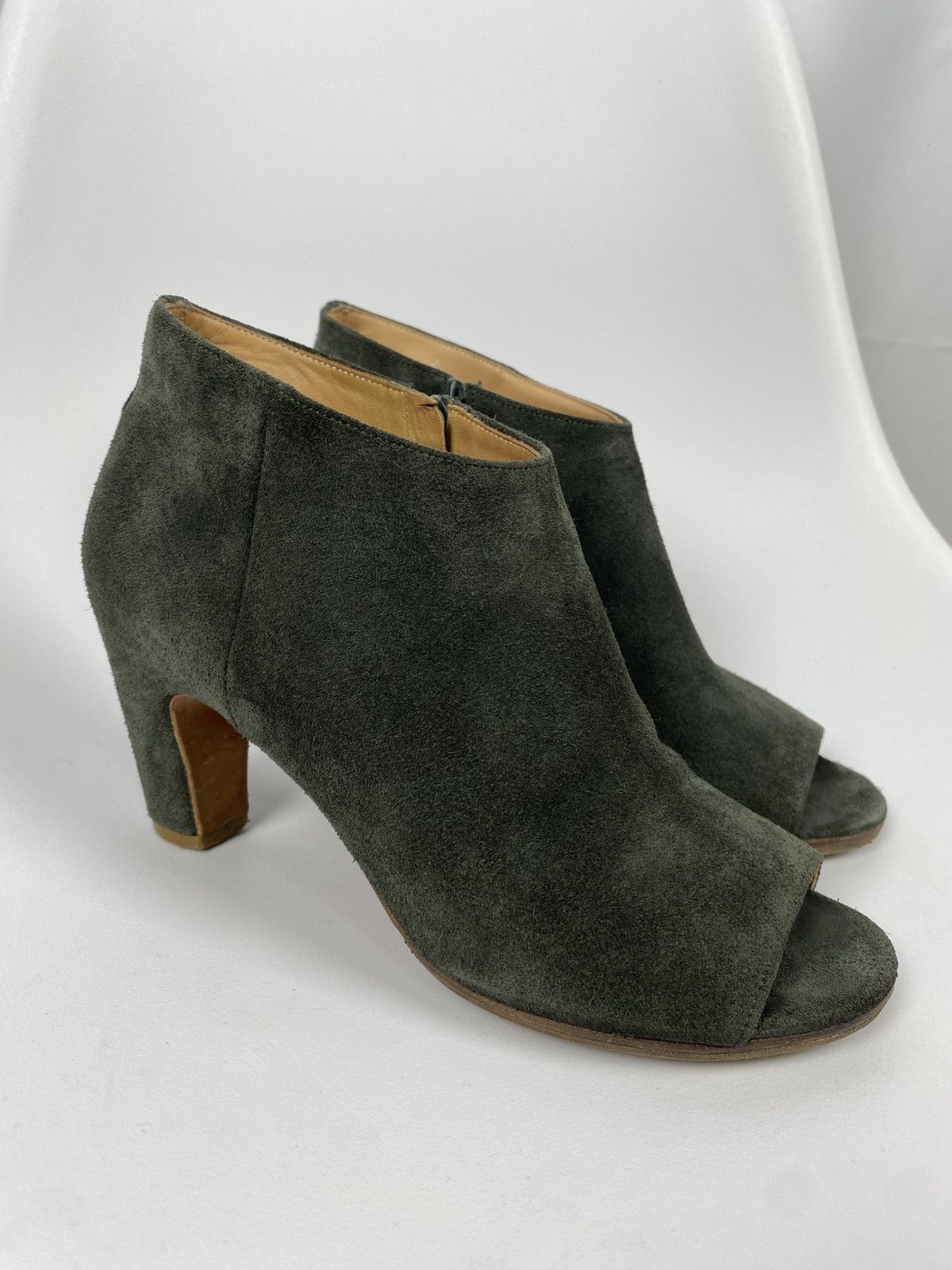 Maison Margiela Maison Martin Margiela Suede Ankle Boots Open Toe size 38 Size US 8 / IT 38 - 1 Thumbnail