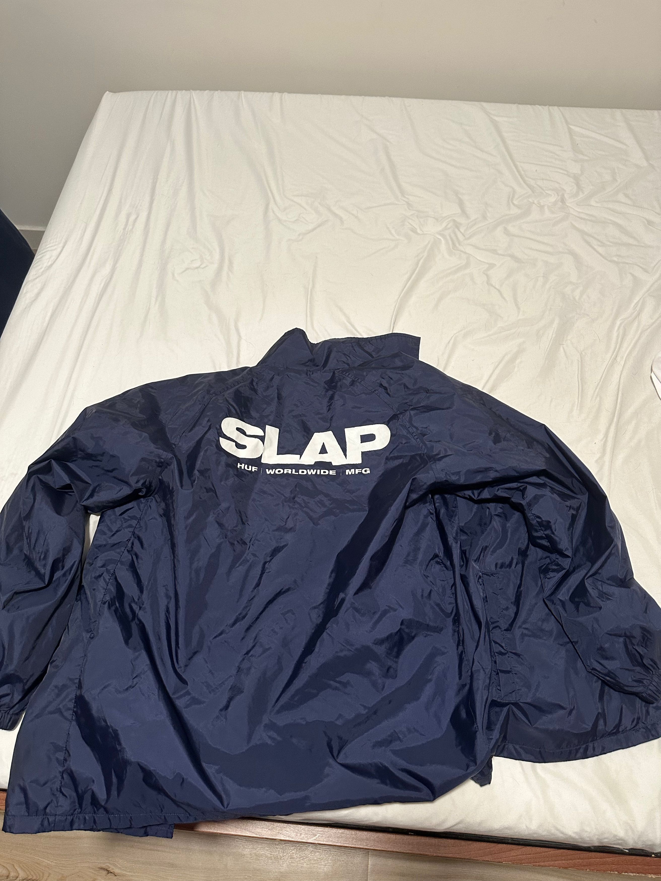 Huf HUF X SLAP COACHES JACKET NAVY Size US L / EU 52-54 / 3 - 4 Thumbnail