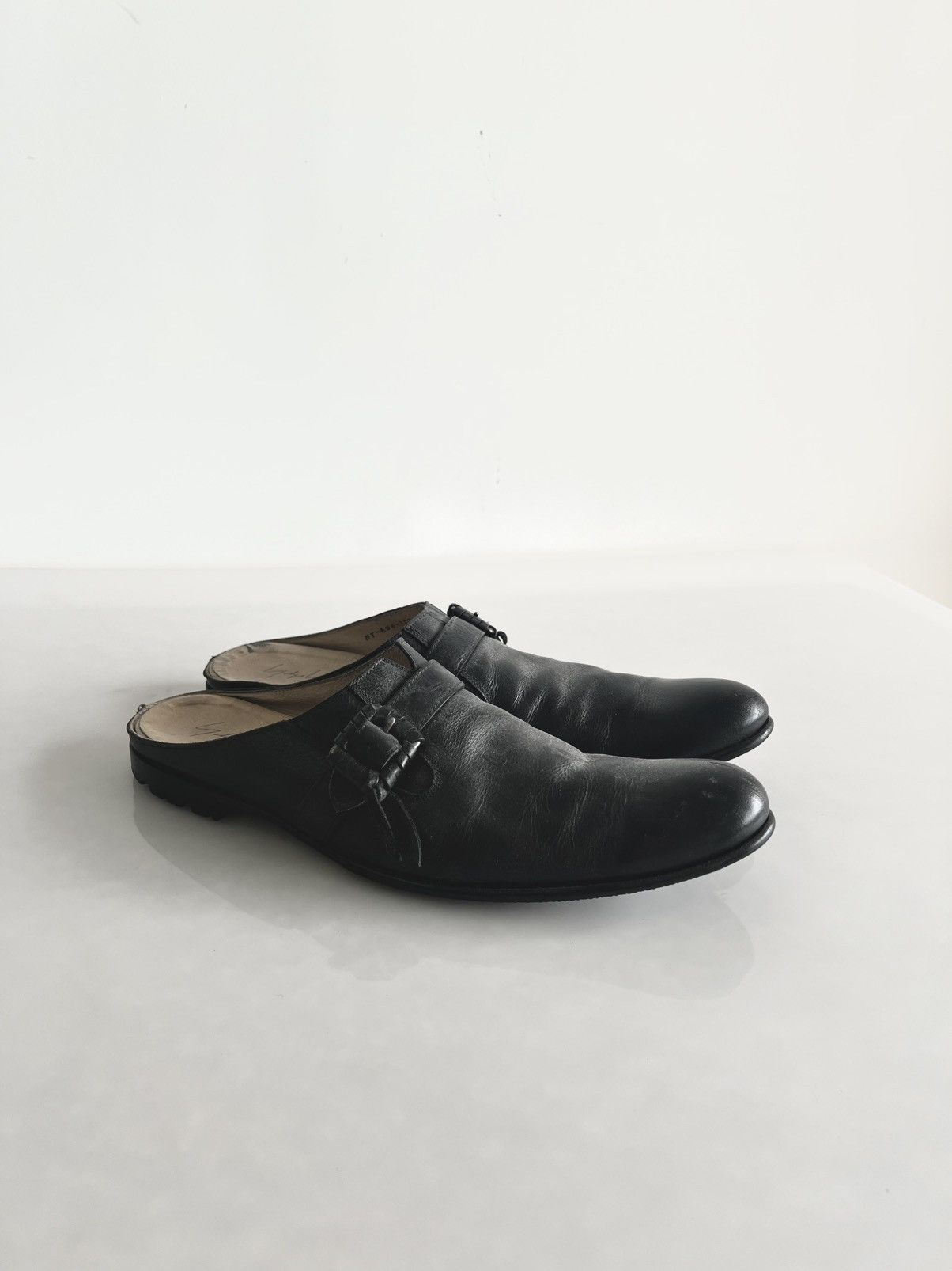 Yohji Yamamoto Yohji Yamamoto Pour HOMME - Cowhide Strap Mule Slippers Size US 8.5 / EU 41-42 - 2 Thumbnail