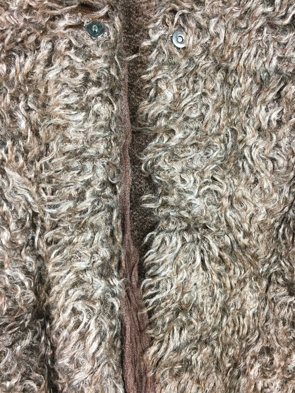 Hiroko Koshino Homme Hiroko Koshino HK Faux Fur Cardigan Jacket Size XS / US 0-2 / IT 36-38 - 6 Thumbnail