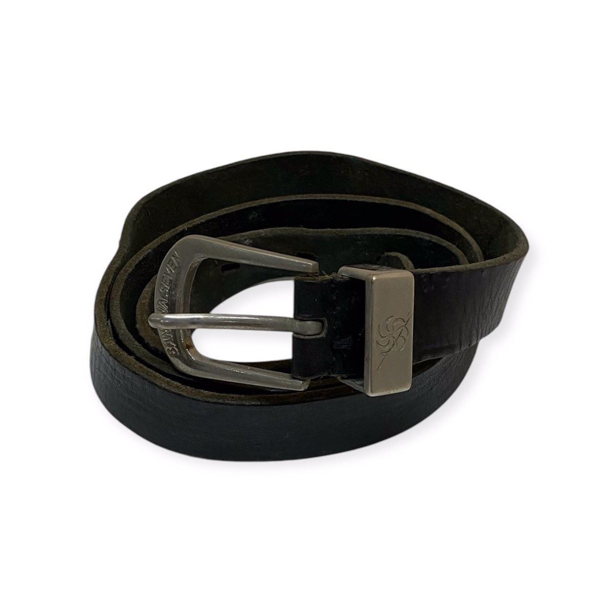 Japanese Brand Banana Seven Leather Buckle Belt Size ONE SIZE - 1 Thumbnail
