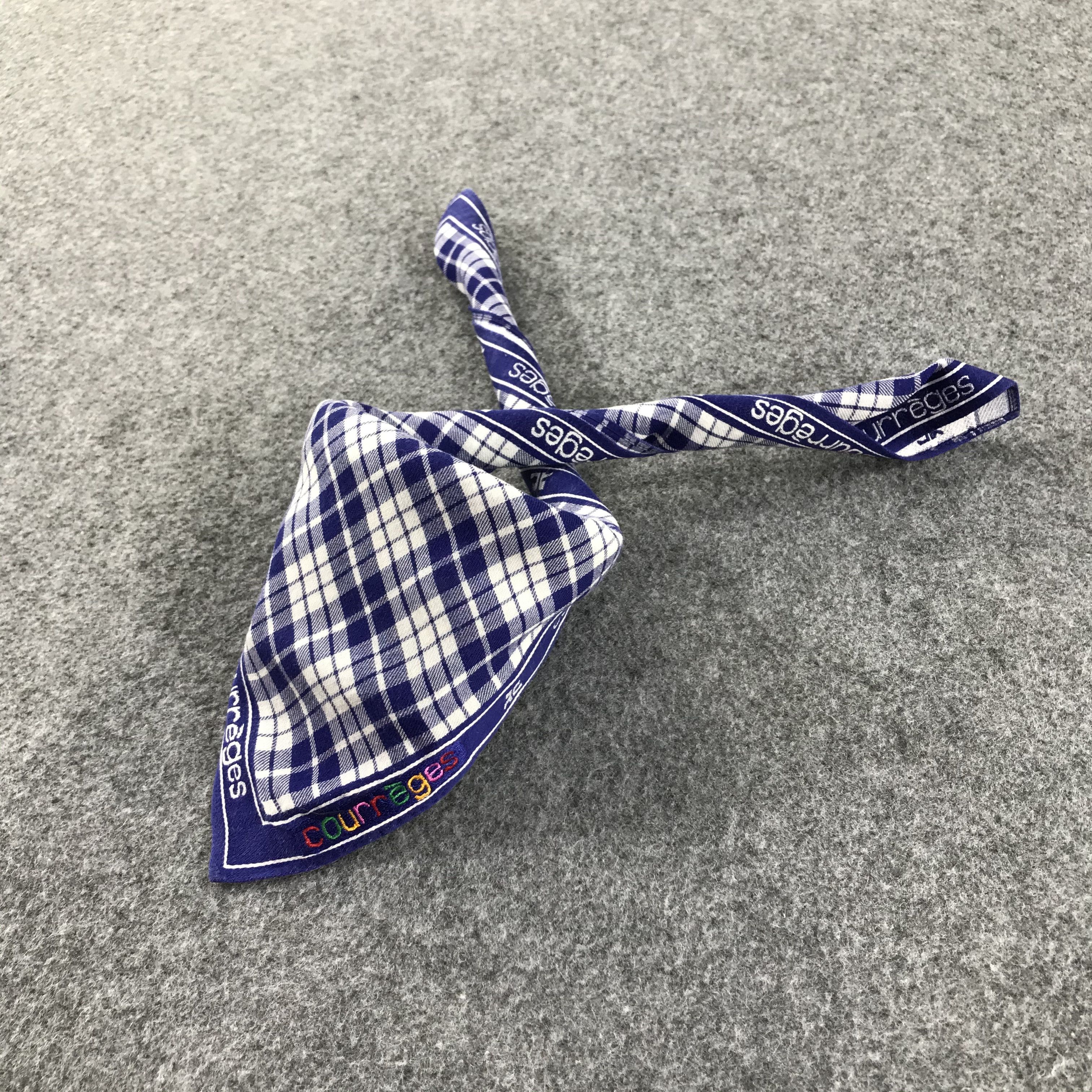 Courreges Courreges Handkerchief Neckerchief Bandana H99 Size ONE SIZE - 2 Thumbnail