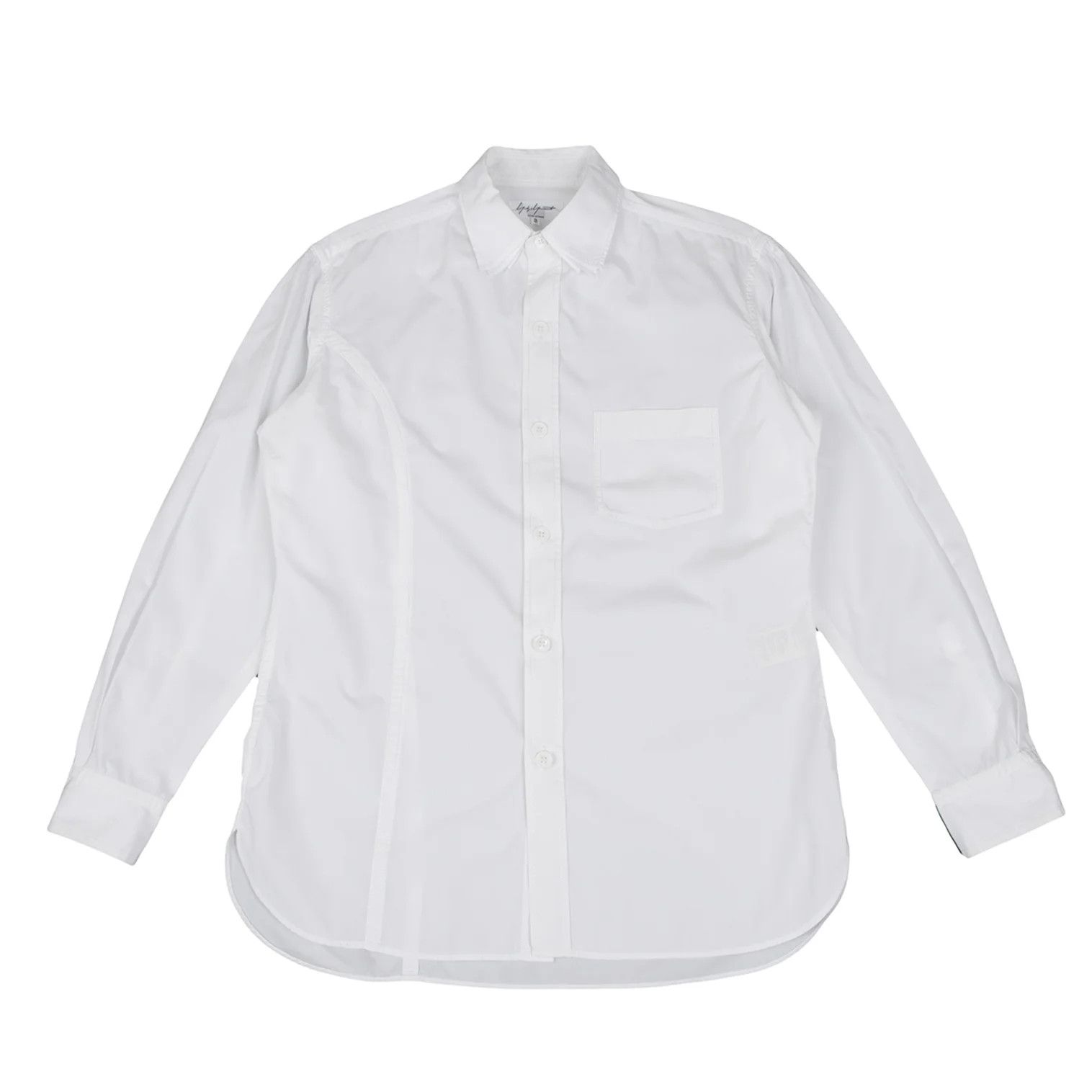 Yohji Yamamoto Yohji Yamamoto Cotton Layered Collar Design Shirt Size US S / EU 44-46 / 1 - 1 Thumbnail
