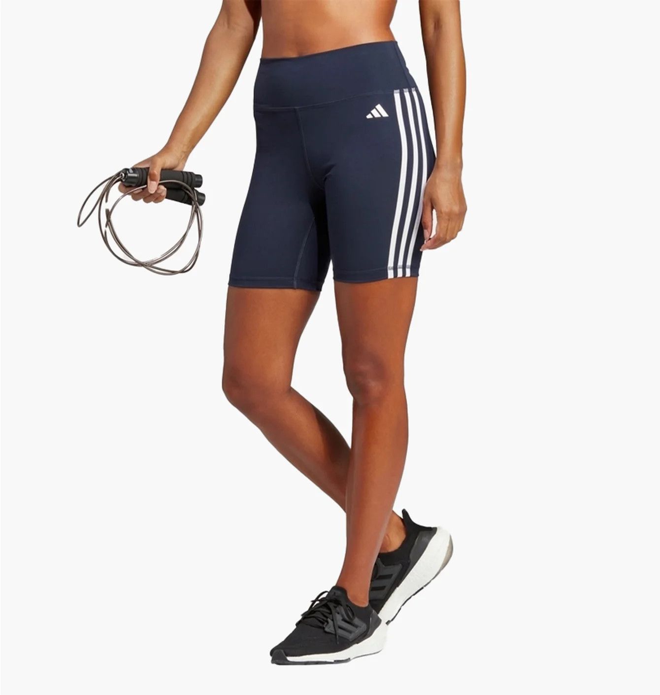 Adidas Adidas Training Essentials 3-Stripes High Waist Thighs XS Size 26" / US 2 / IT 38 - 1 Thumbnail
