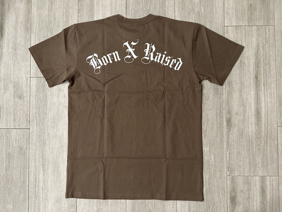 Born X Raised BORN X RAISED BlackLetter Arch Tee T-Shirt Walnut Sz L Large Size US L / EU 52-54 / 3 - 4 Thumbnail