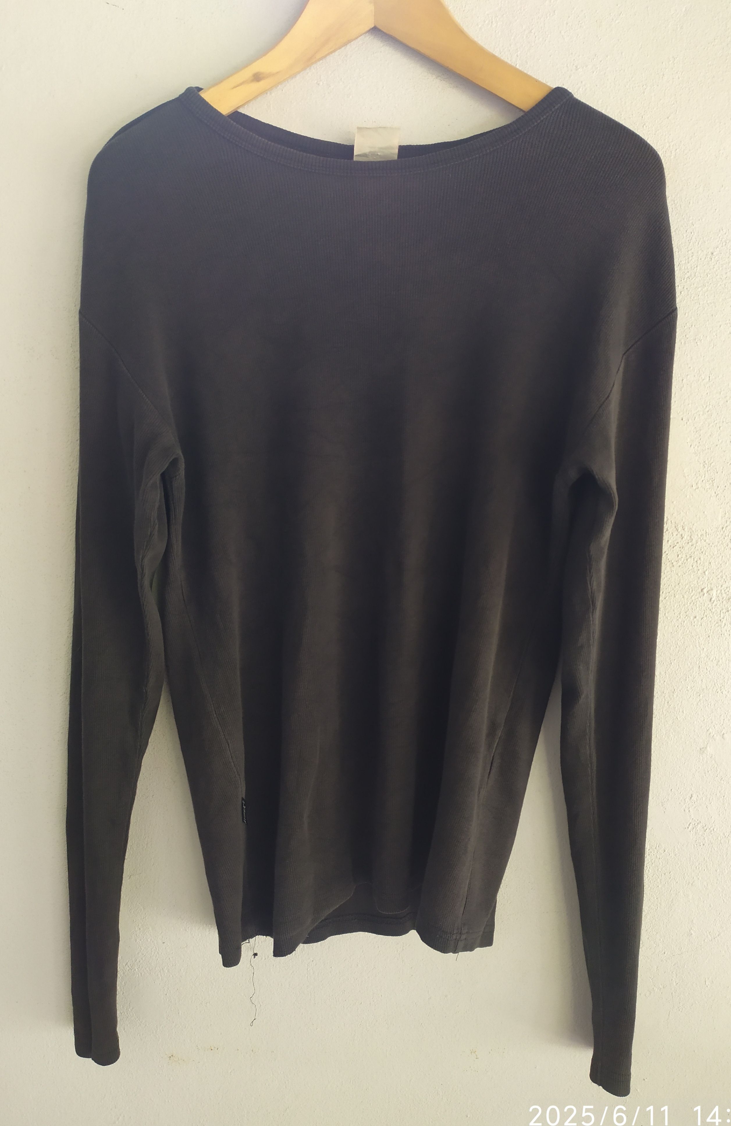 If Six Was Nine × Japanese Brand × Vintage Vintage Avirex Long Sleeve Shirt Black Size US L / EU 52-54 / 3 - 1 Thumbnail