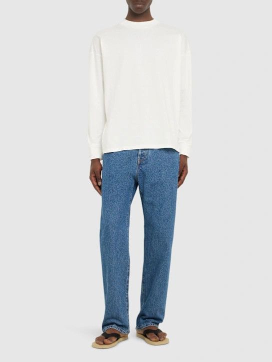 The Row o1lsvrm0425 Long Sleeved T-Shirt in White Size US M / EU 48-50 / 2 - 2 Thumbnail