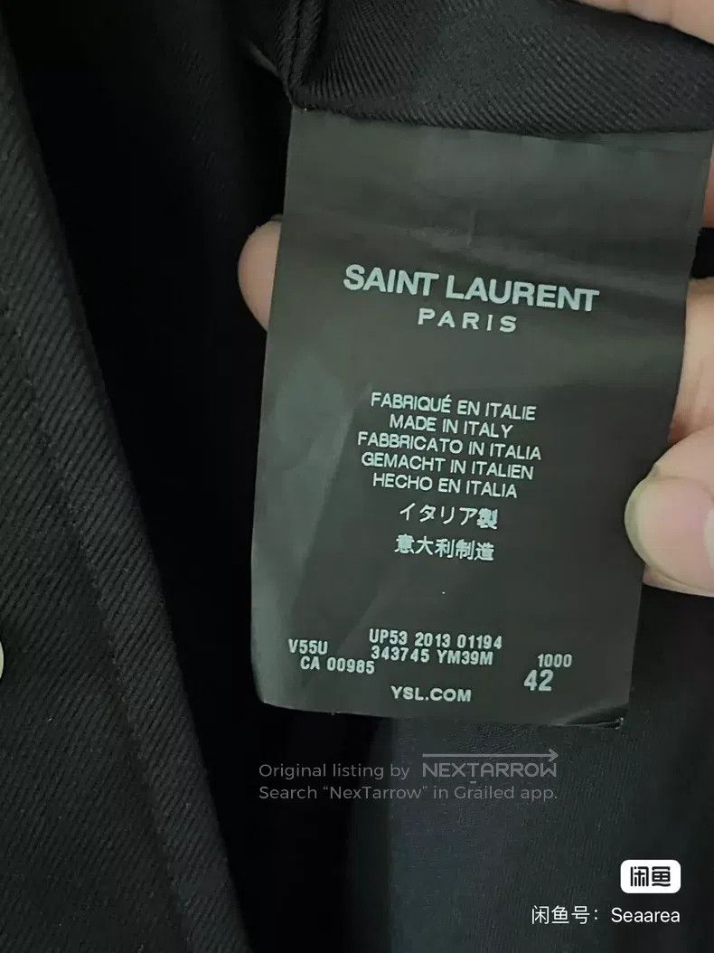 Saint Laurent Paris Saint Laurent Paris size 42 The original Darth Vader baseb Size US XS / EU 42 / 0 - 5 Thumbnail