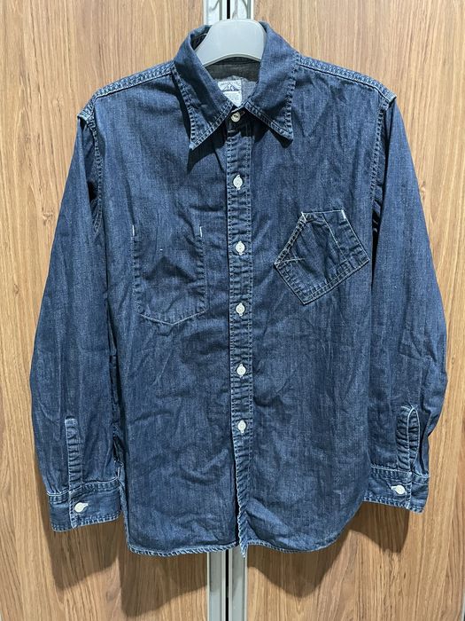 Post Overalls POST O'ALLS DENIM SHIRT MADE IN USA POST OVERALLS