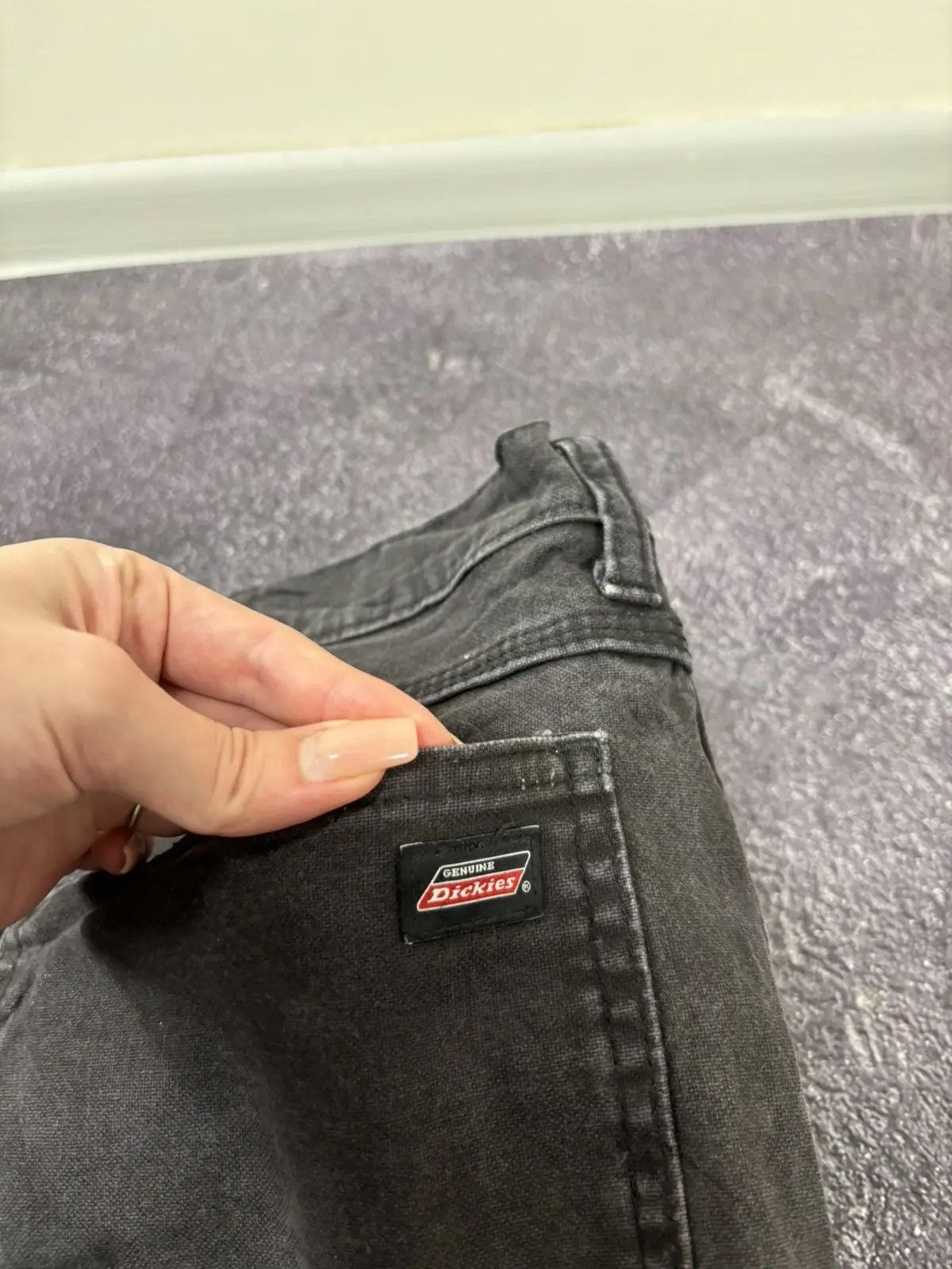Dickies × Vintage Vintage Dickies Black Workwear Hype Baggy Pants Jeans Size US 36 / EU 52 - 7 Thumbnail