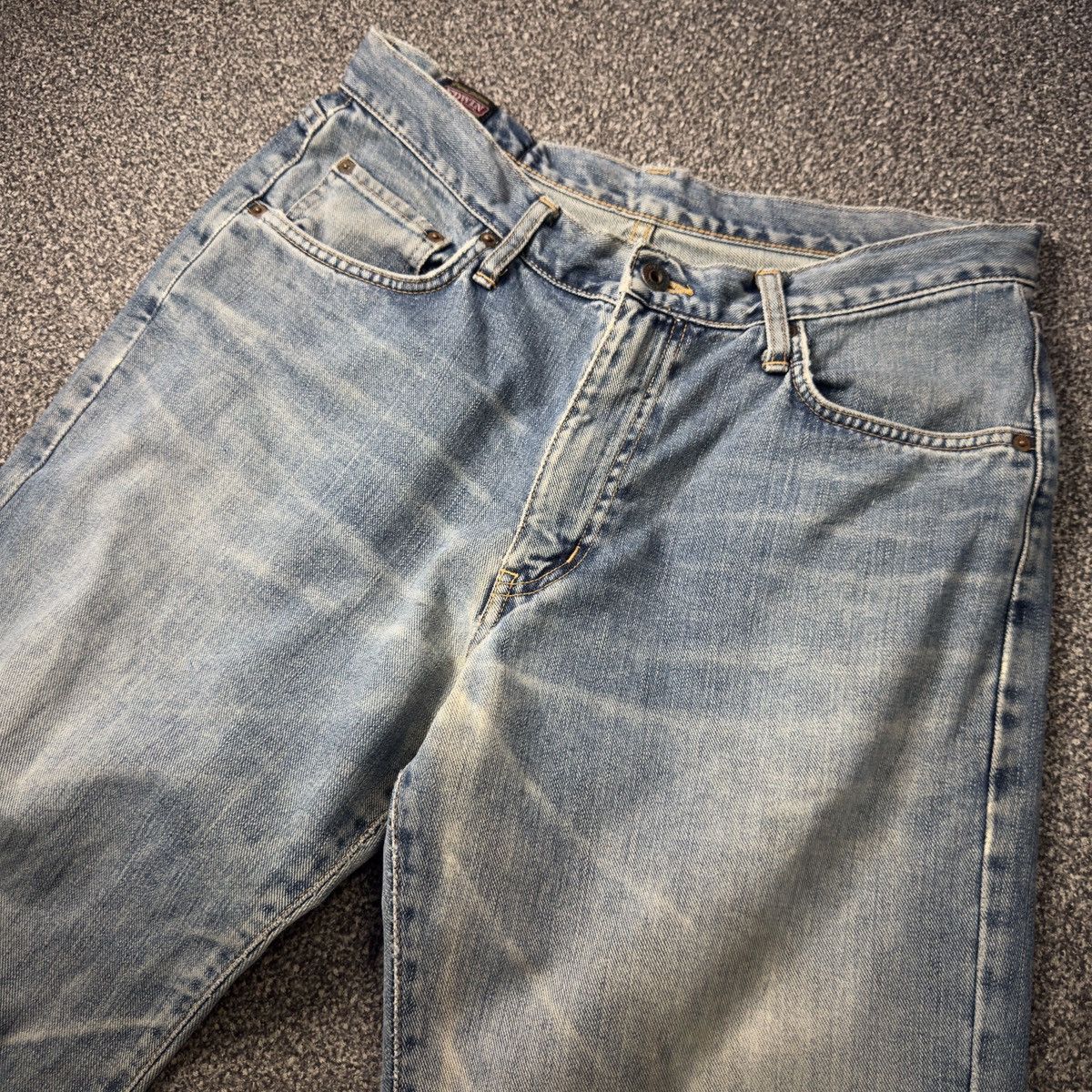 Edwin 90s Japanese Edwin Lot 0140 Distressed Faded Jeans Size US 32 / EU 48 - 3 Thumbnail