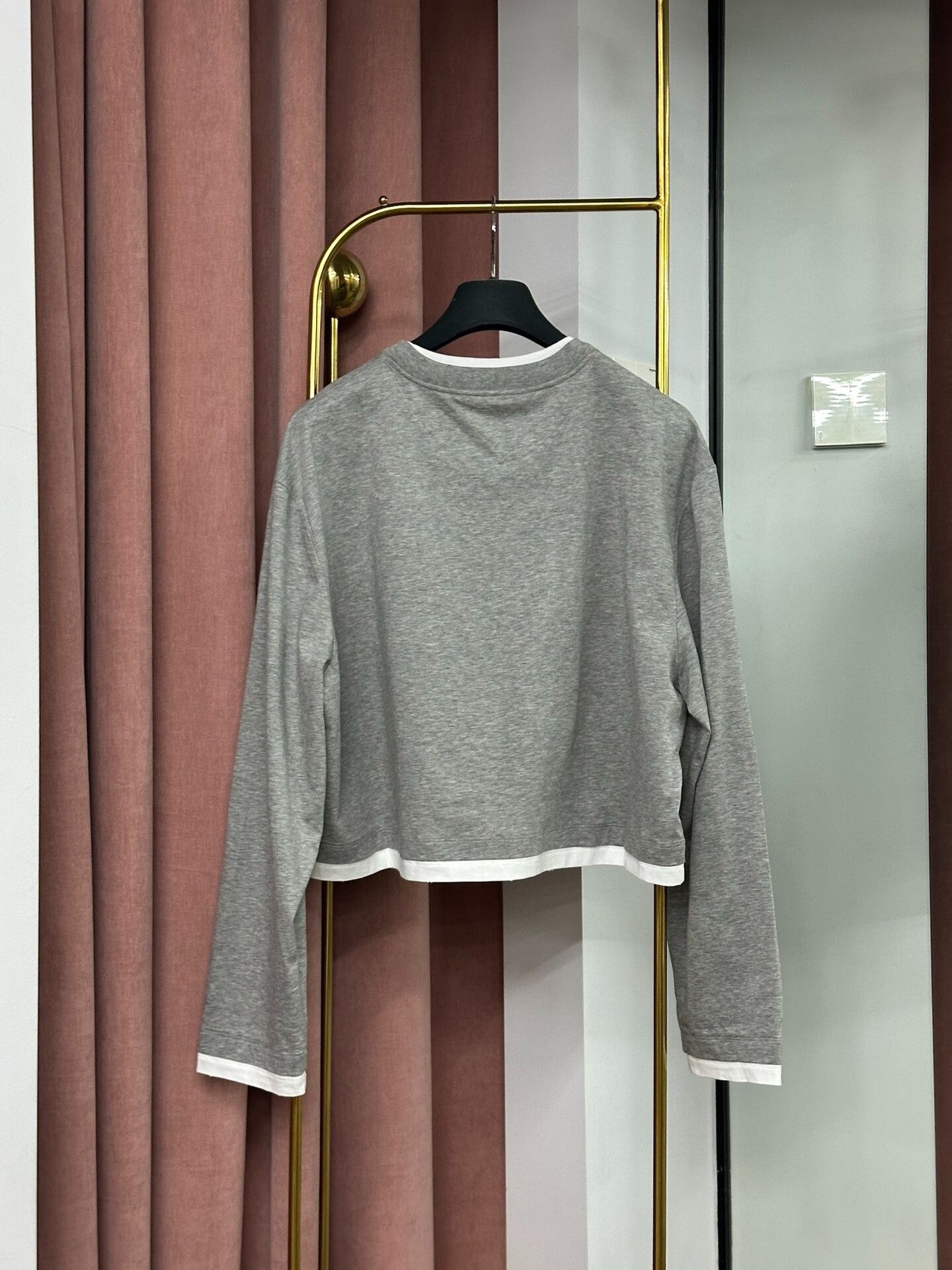 Prada gray long sleeve t-shirt from Prada Size US M / EU 48-50 / 2 - 3 Thumbnail
