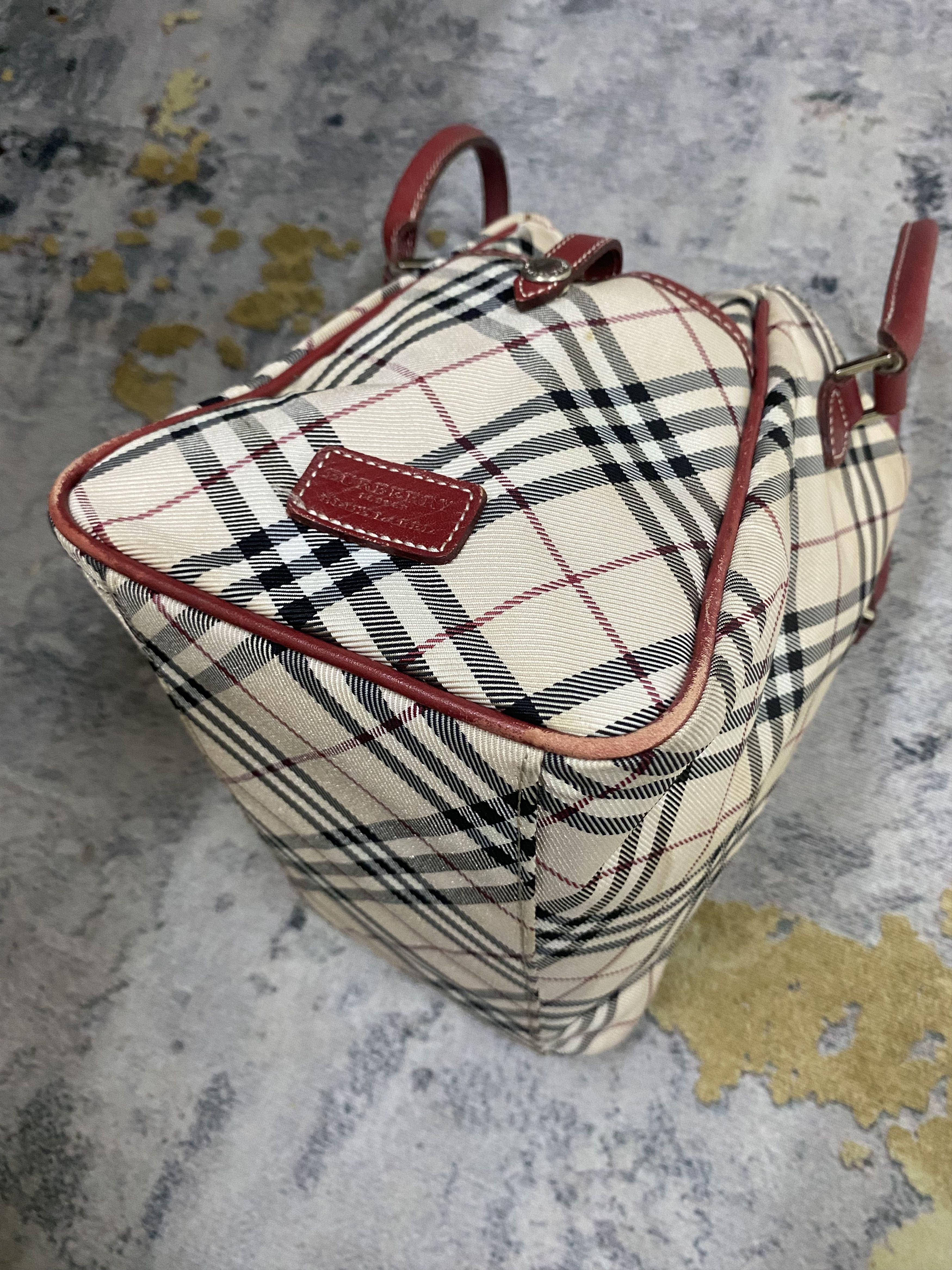 Burberry Burberry Nova Check Nylon Leather Bag Size ONE SIZE - 14 Thumbnail