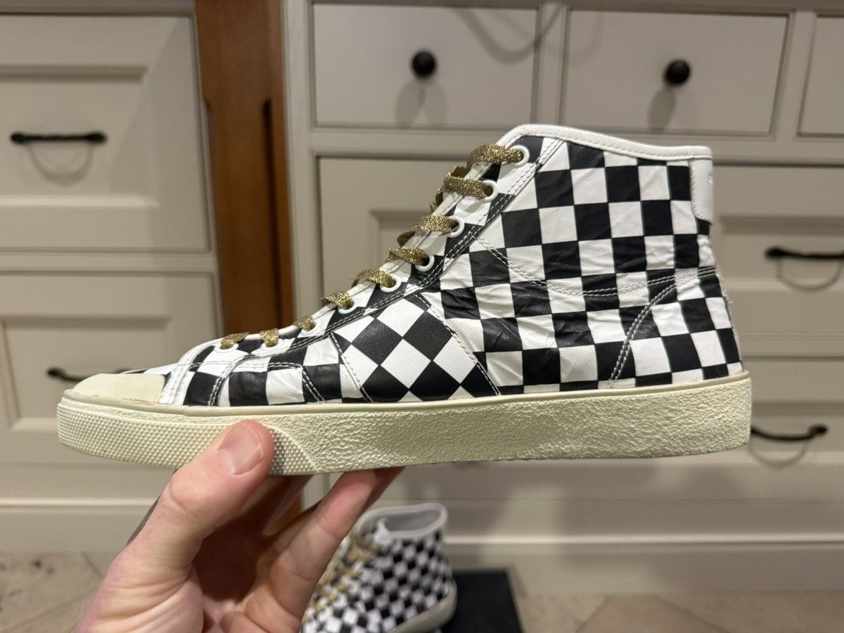 Saint Laurent Paris SS16 Saint Laurent surf sound checkered SL37 sneakers 45 Size US 12 / EU 45 - 12 Thumbnail