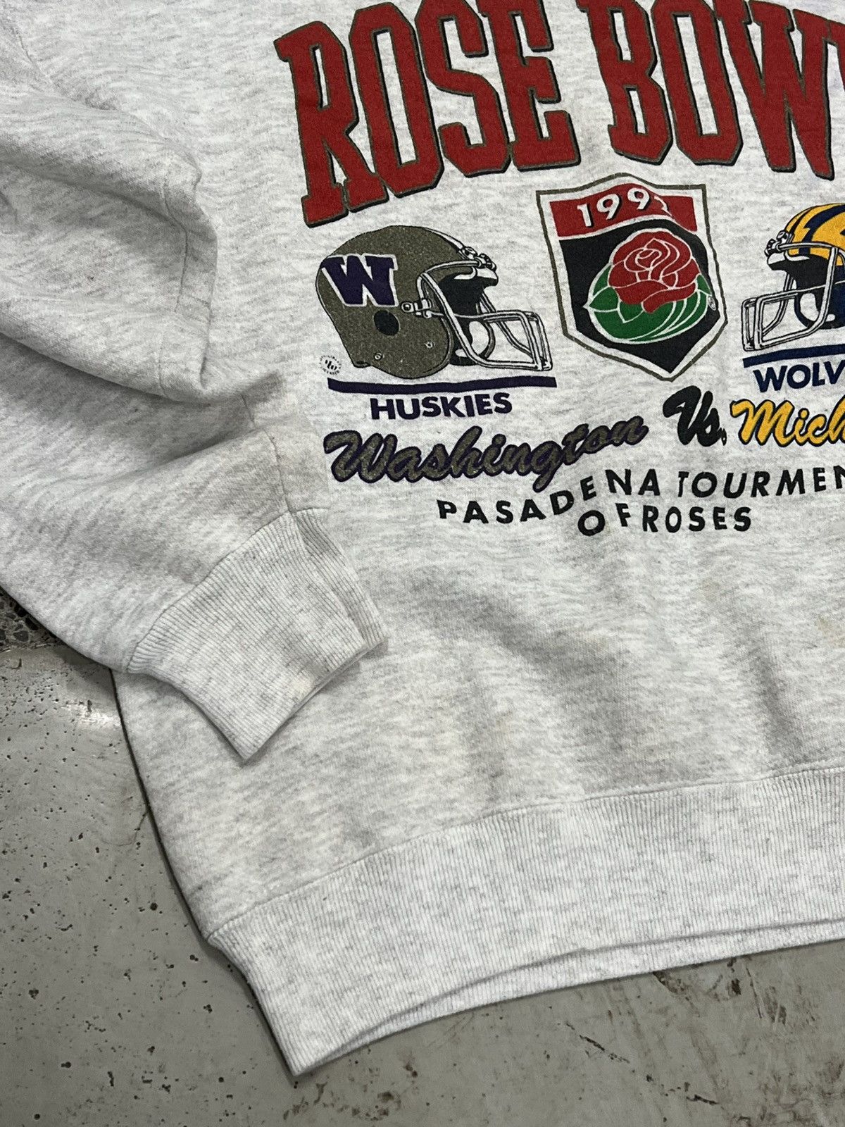 Vintage 1999 Rose Bowl crewneck sweatshirt Size US XL / EU 56 / 4 - 4 Thumbnail