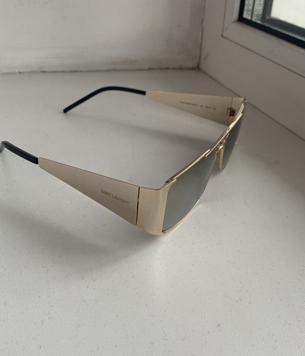 Saint Laurent Paris Saint Laurent SL366 Lenny Metal Golden Sunglasses Size ONE SIZE - 1 Thumbnail