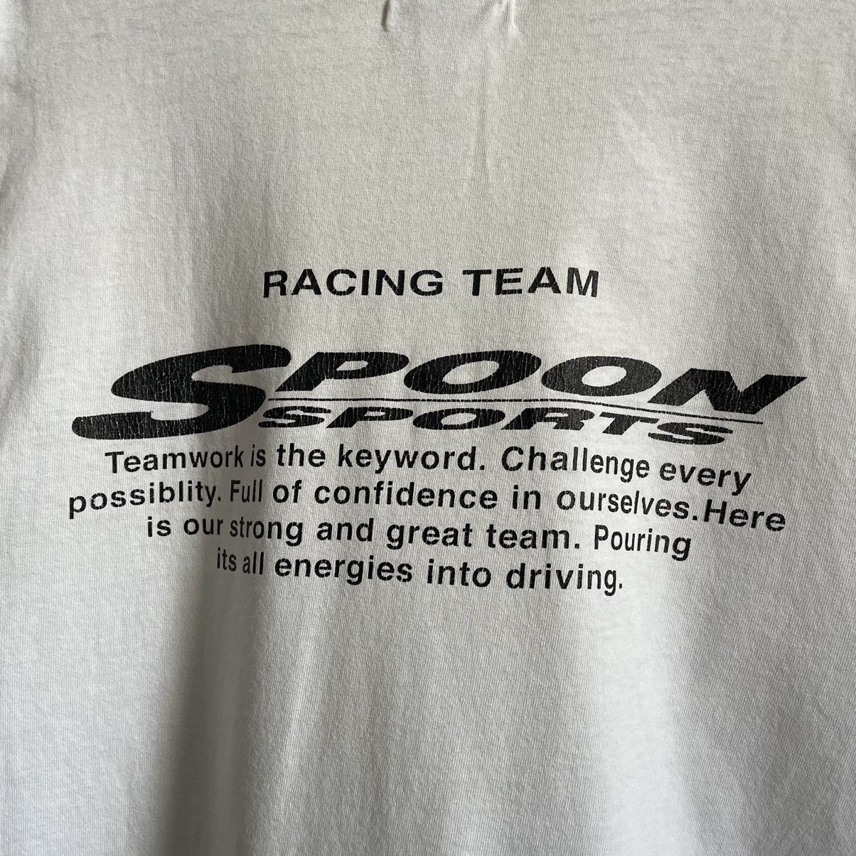 Vintage Vintage Honda Spoon Sport Racing Team Tshirt Size US L / EU 52-54 / 3 - 3 Thumbnail