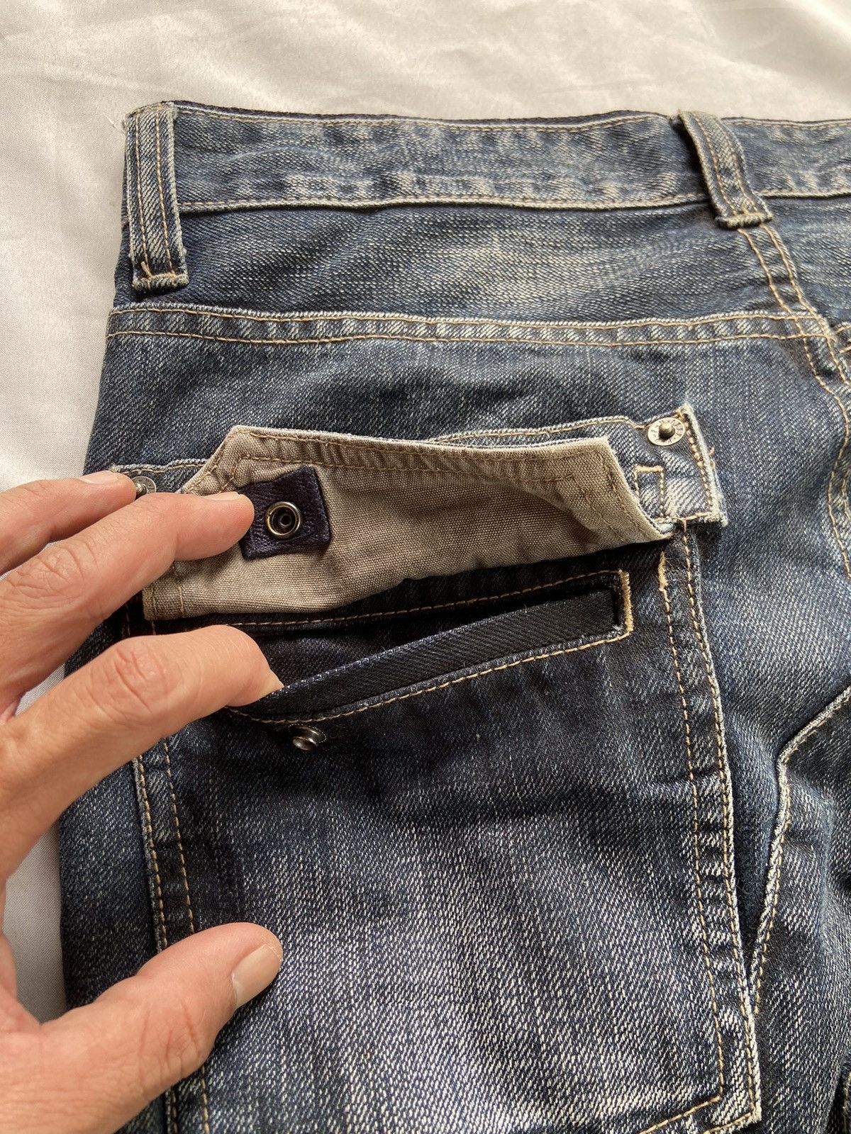 PPFM PPFM PUNK MULTI ZIPPER ARCHIVE DENIM PANTS Size US 31 - 20 Thumbnail