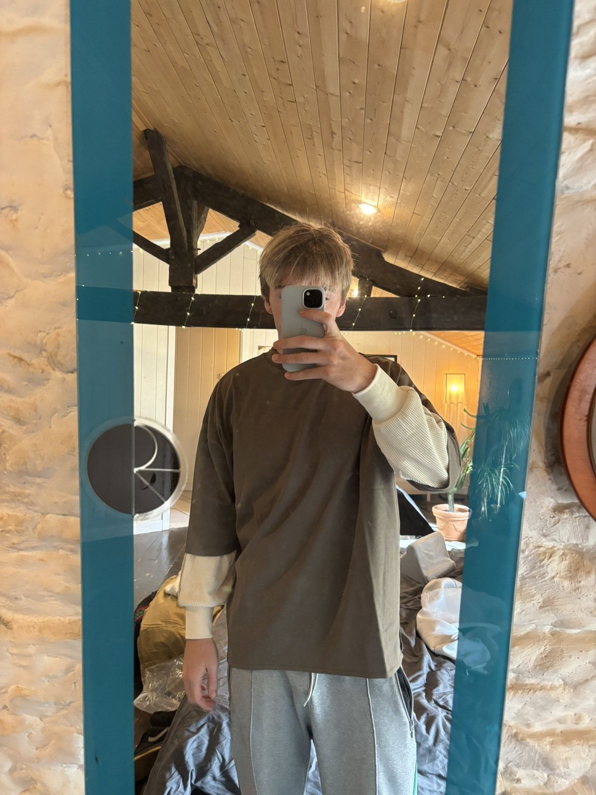 Other Olive Japanese Layered Combo Tee Size US XL / EU 56 / 4 - 6 Thumbnail