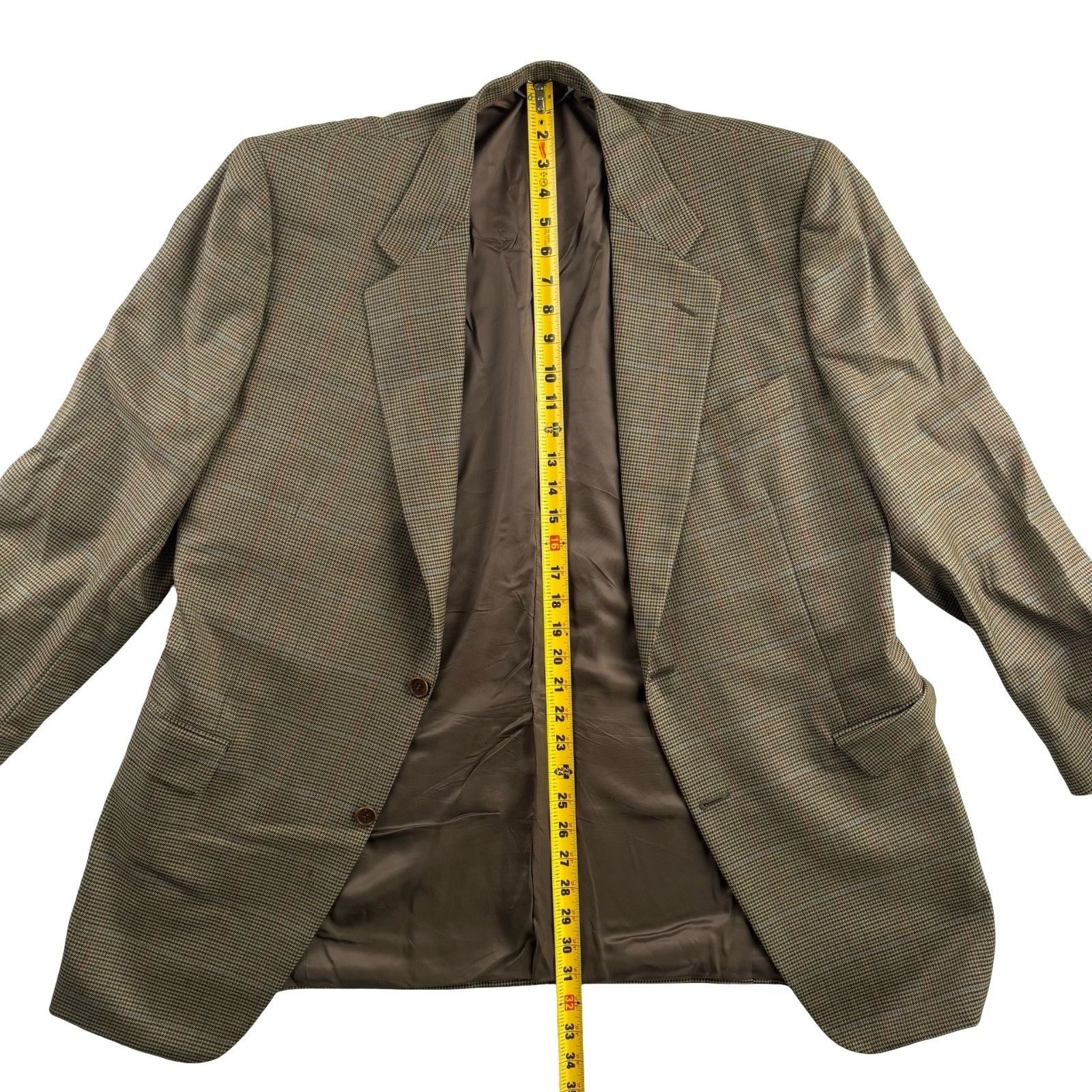 Canali Canali Men’s 100% Wool Blazer Jacket Brown • Italy • 44R (US Size 44R - 6 Thumbnail