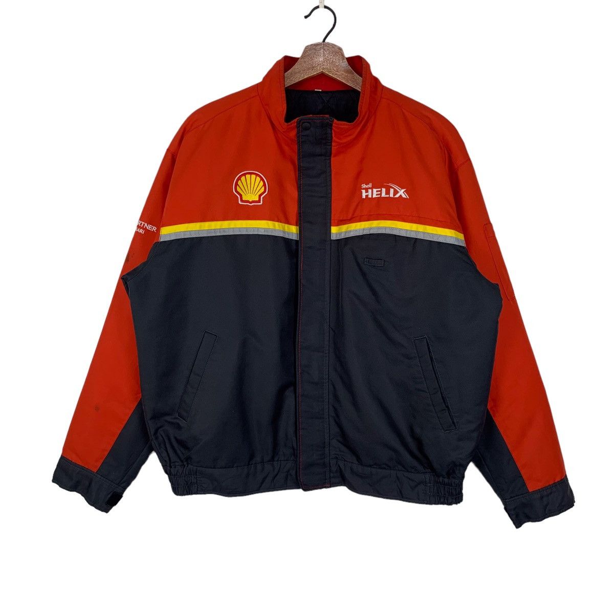 Ferrari × Vintage Vintage Ferrari Shell Racing Team Jacket Size US M / EU 48-50 / 2 - 1 Thumbnail