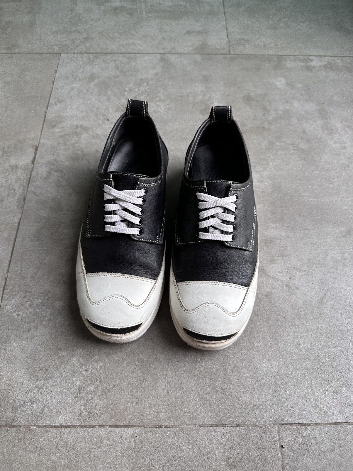 Other DAVID STONE LOW TOP RICK OWENS ALIKE BOOTS Size US 7.5 / EU 40-41 - 4 Thumbnail