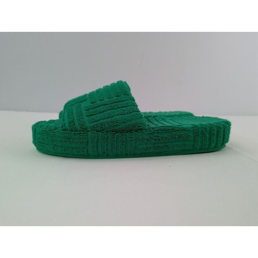 Bottega Veneta o1rshd1 Resort Geometric Sponge Slide Sandal in Grass Size US 9 / EU 42 - 10 Thumbnail