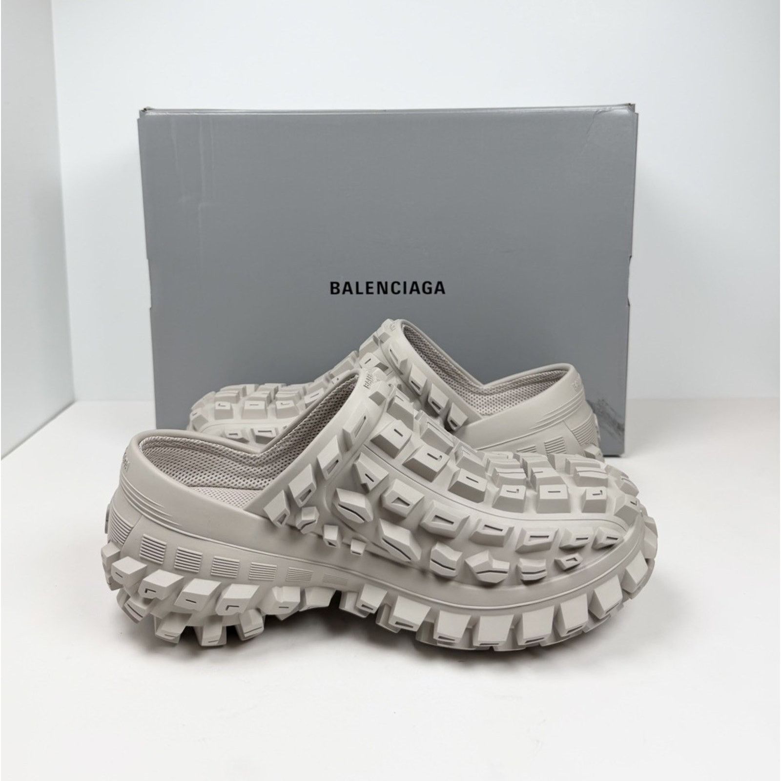 Balenciaga Size 38EU/8W- Balenciaga Defender Beige Clogs Size US 8 / IT 38 - 7 Thumbnail