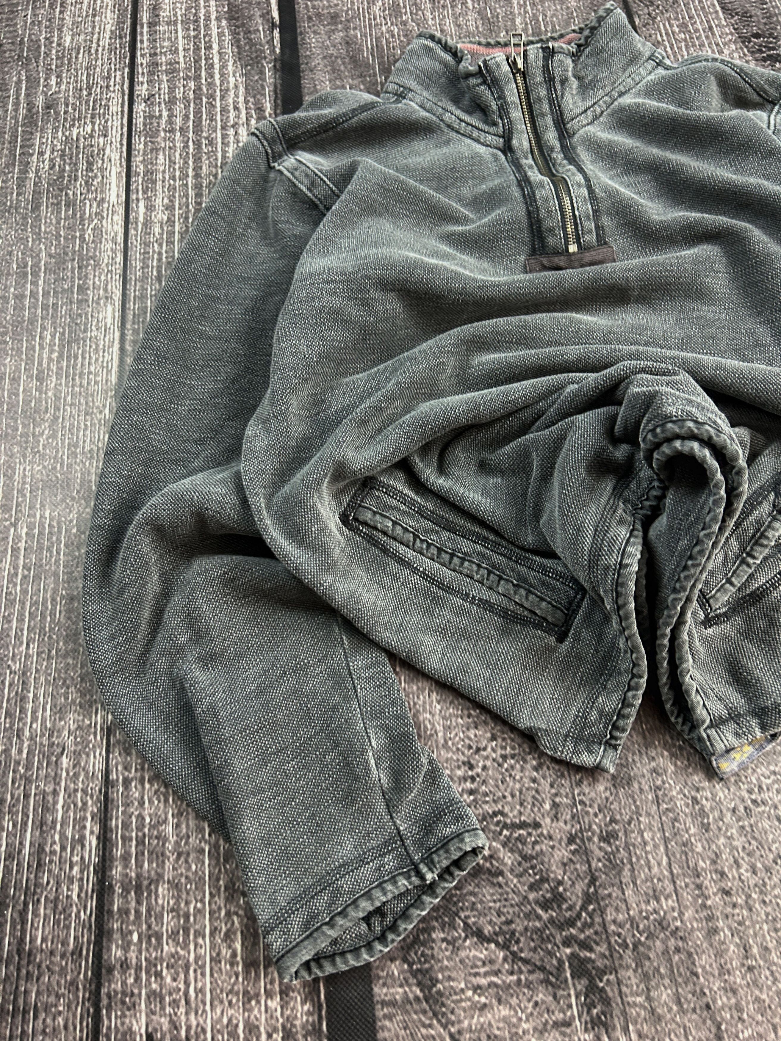 Vintage VTG JAPANESE KAPITAL STYLE WASHED HOODIE ZIP SWEATER 90S Size US M / EU 48-50 / 2 - 2 Thumbnail