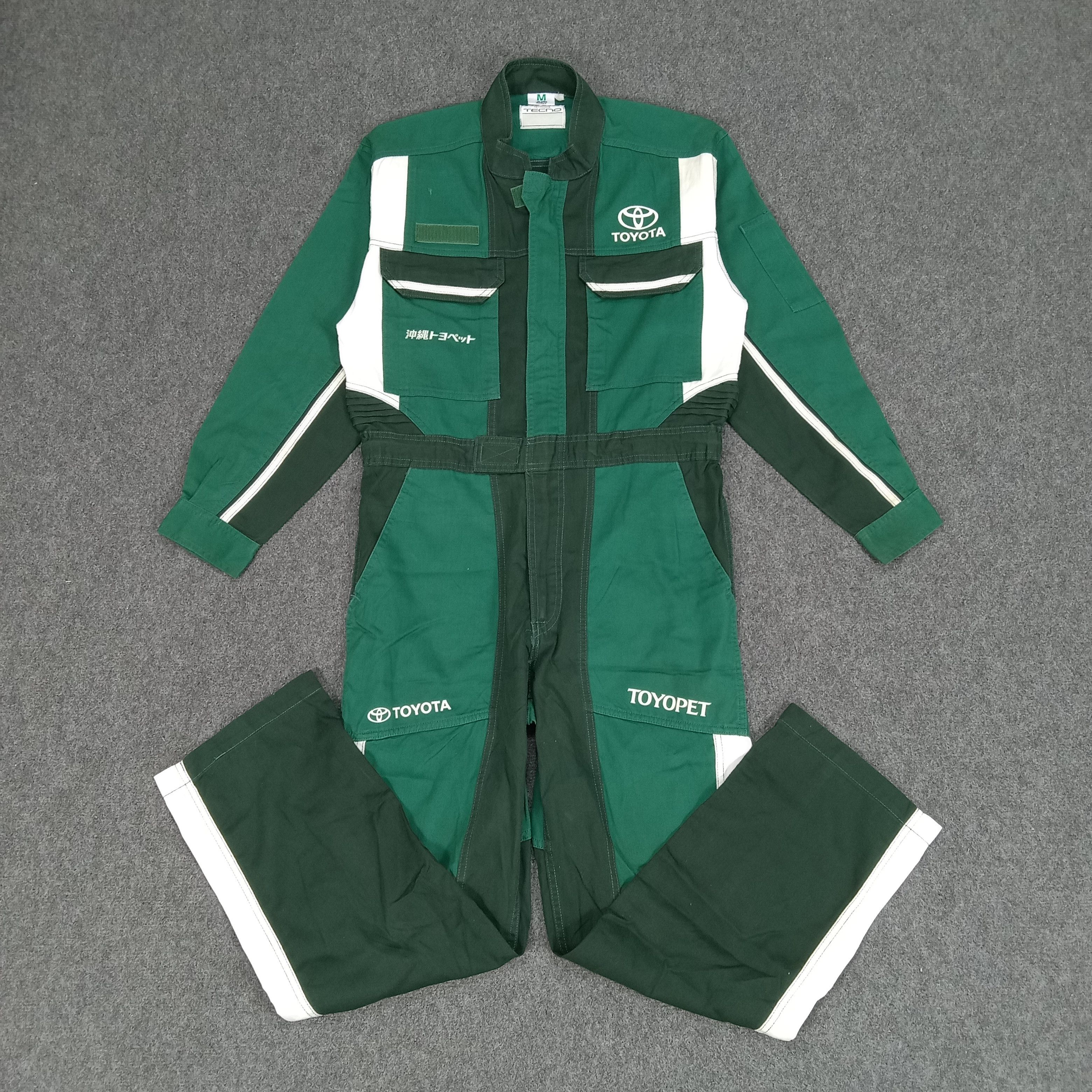 Japanese Brand × Vintage Toyopet Toyota Japanese Racing Team Coverall Jacket Size US M / EU 48-50 / 2 - 5 Thumbnail