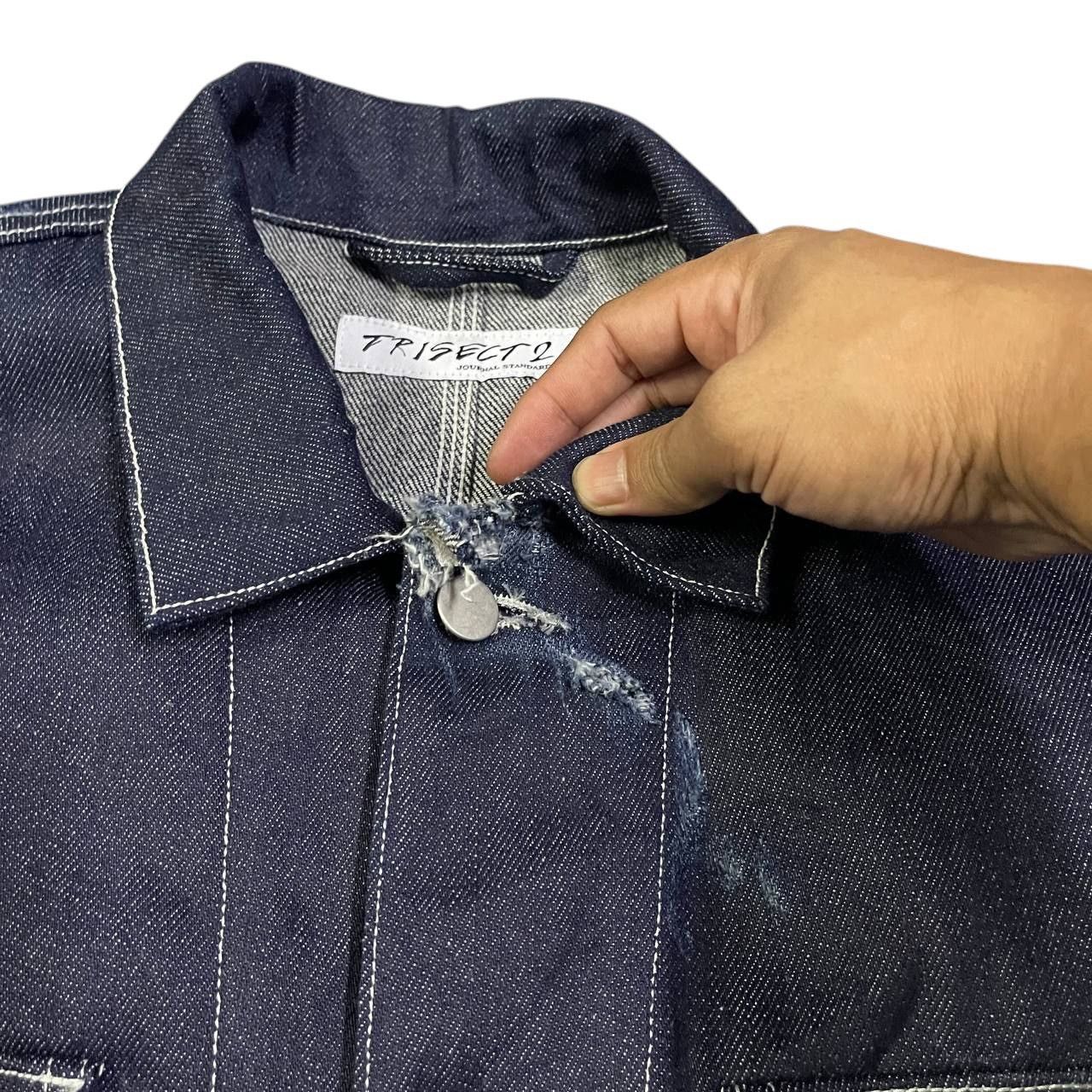 Journal Standard Journal Standard Trisect 2 Denim Work Jacket Thrashed Size US M / EU 48-50 / 2 - 5 Thumbnail