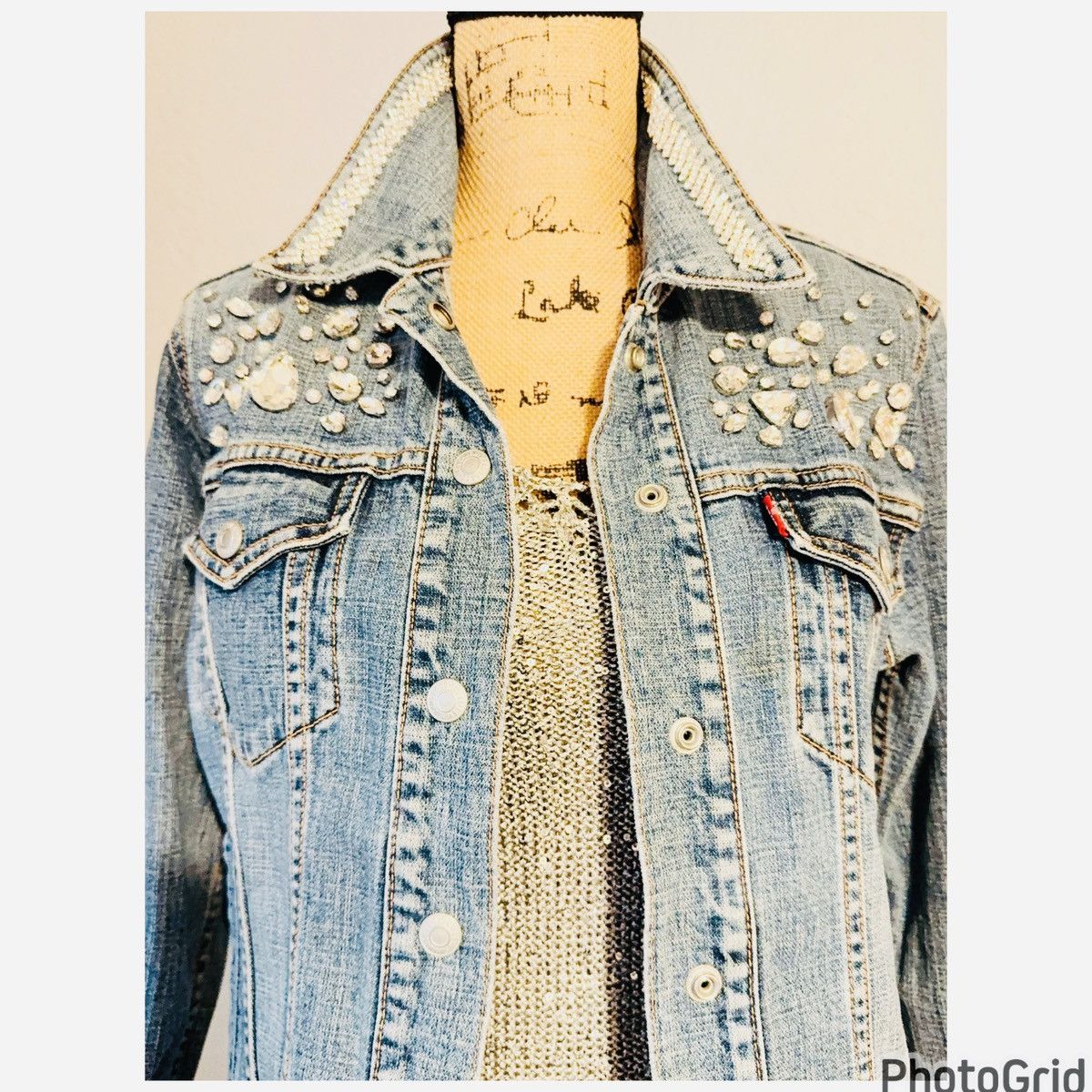 Levi's LEVI’s Limited Edition Embellished Jacket Size M / US 6-8 / IT 42-44 - 5 Thumbnail